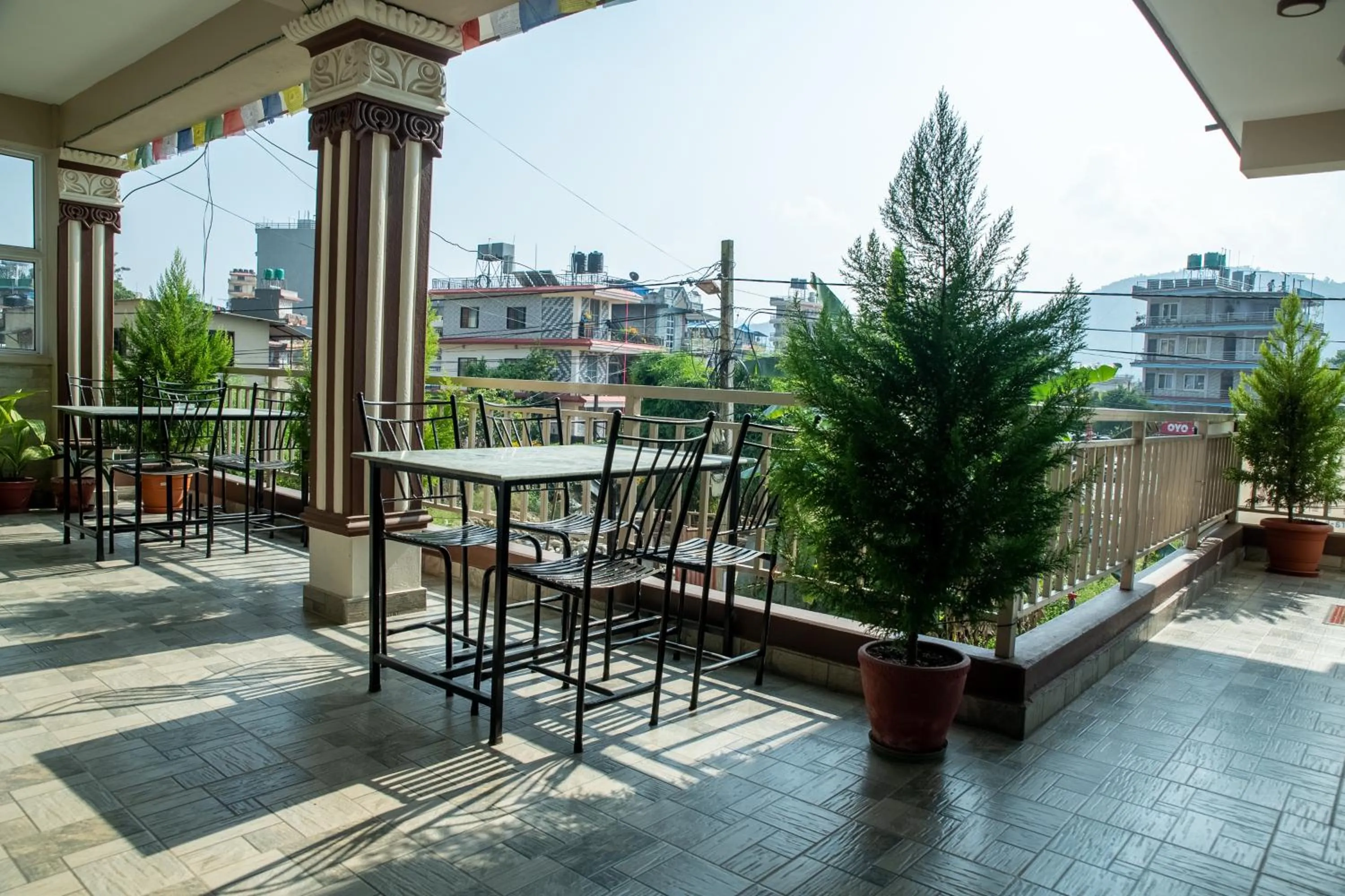 Balcony/Terrace in Pokhara Tourist Home