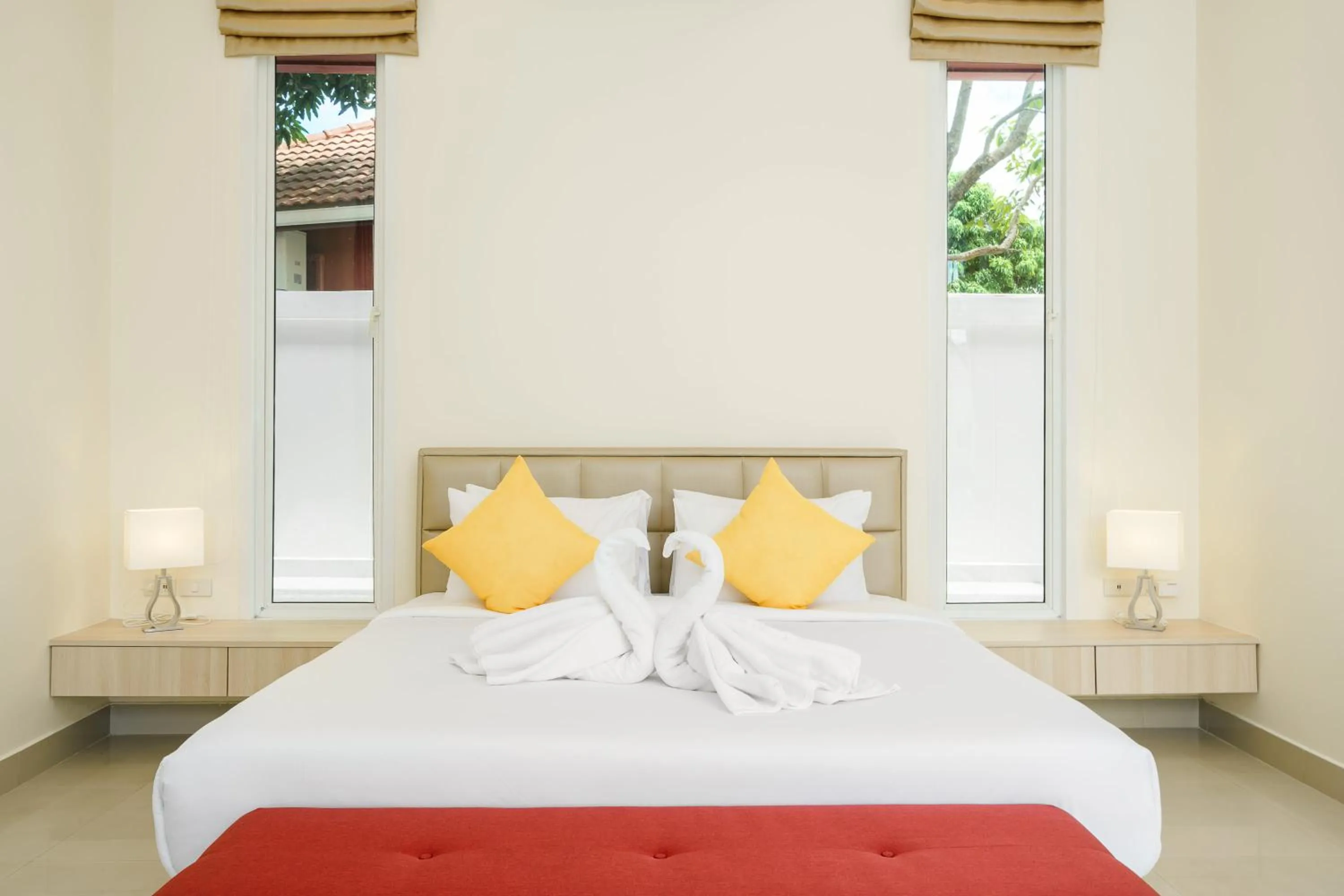 Bedroom in Luxury Pool Villa A14 3BR 6-8 Persons