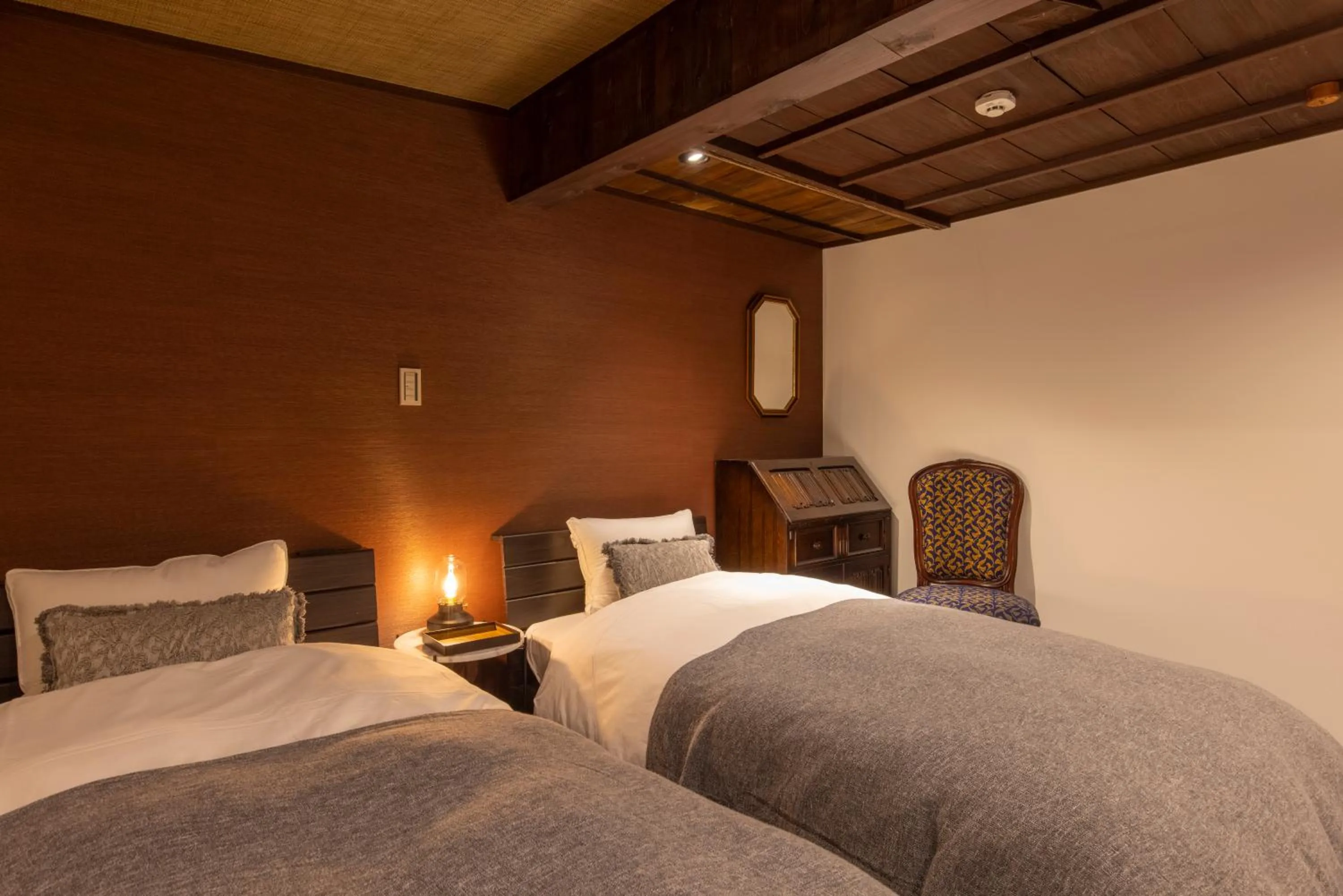 Bed in Wow! KANAZAWA STAY