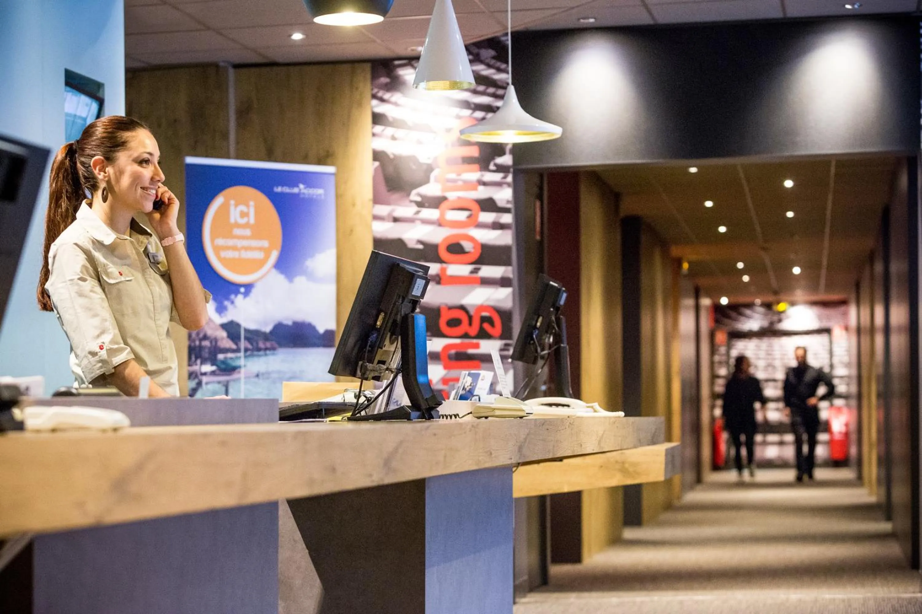 Lobby or reception in ibis Montpellier Centre Comedie