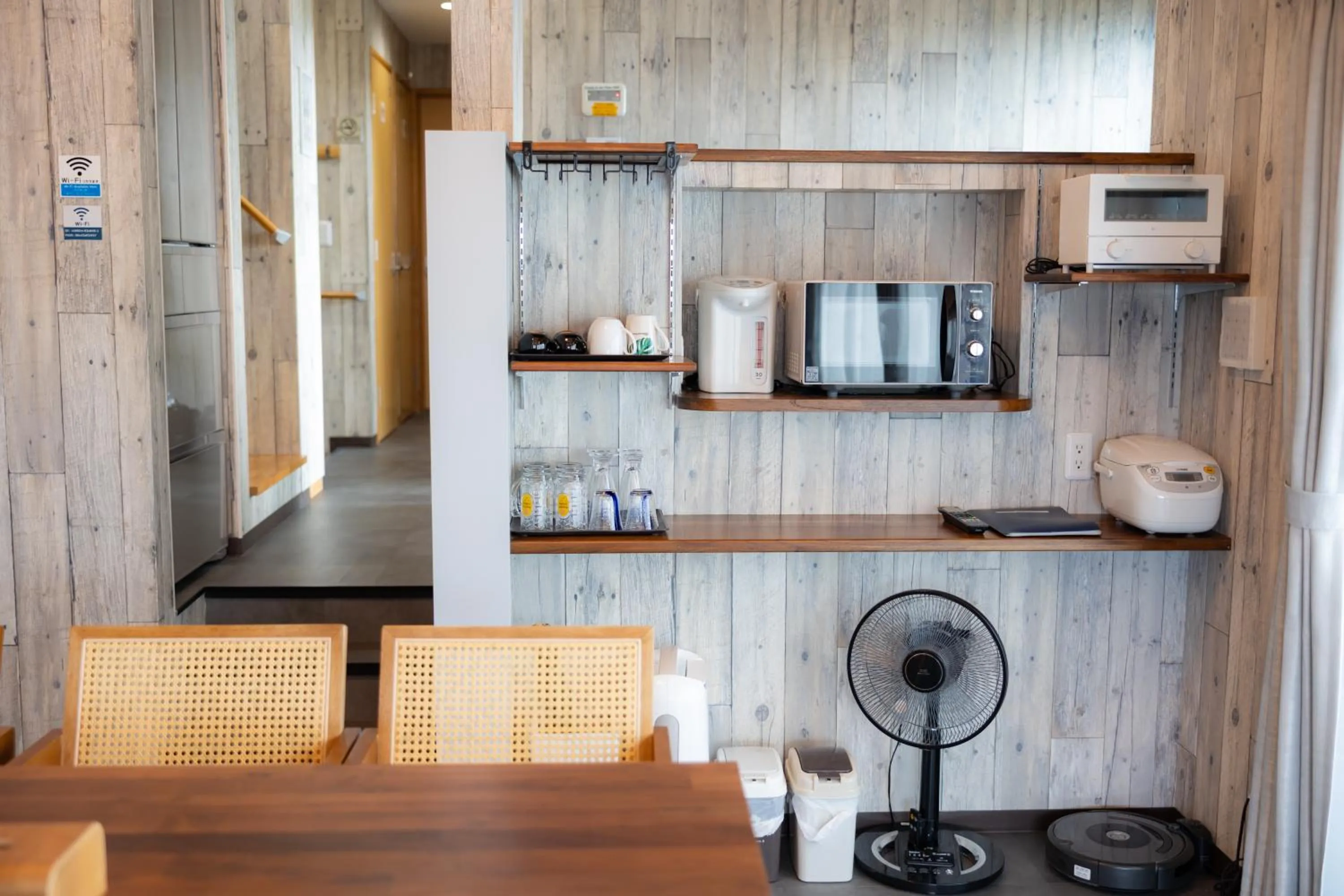 Area and facilities in Hanare AOZORA