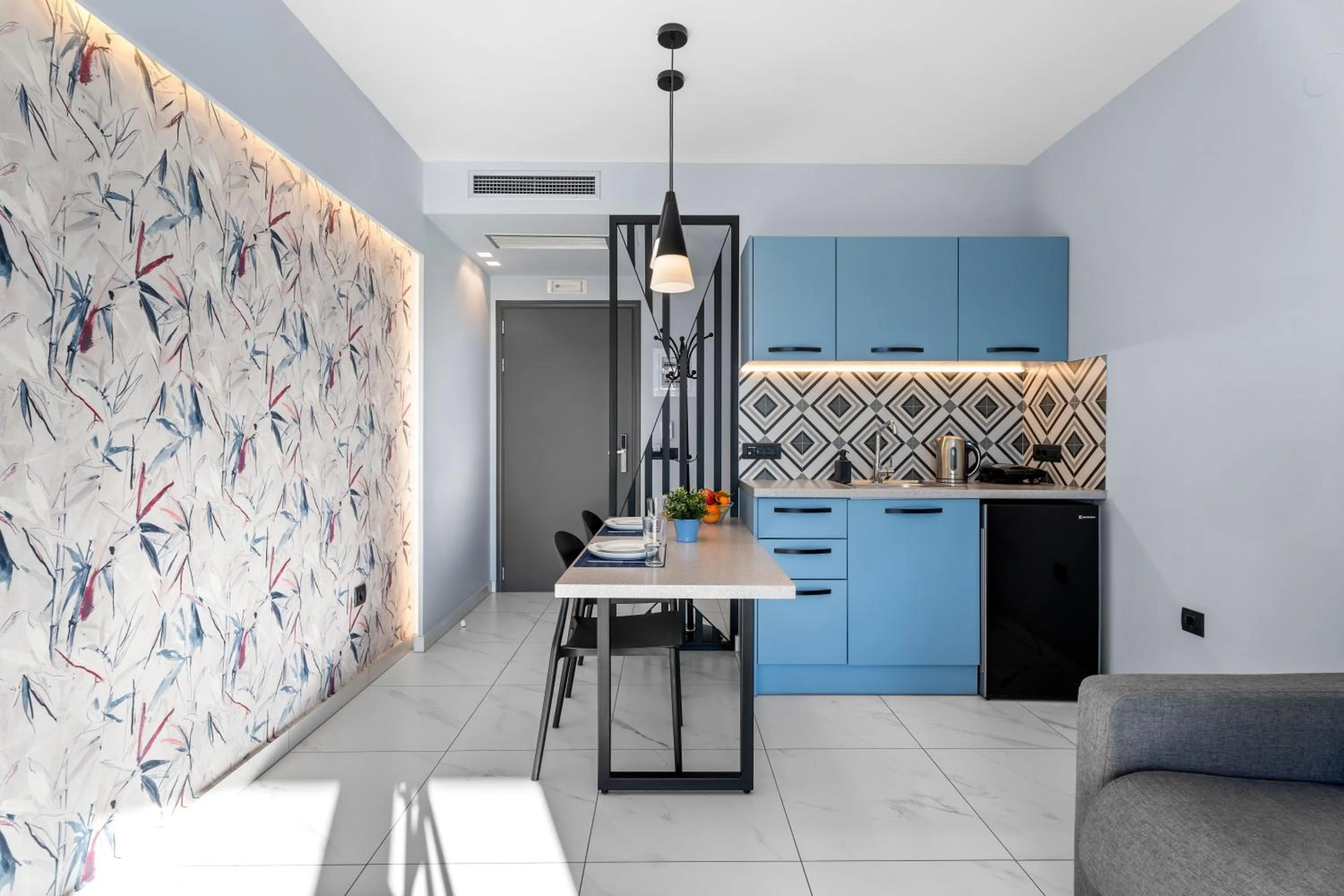 Kitchen or kitchenette in Frunze Luxury Apartments