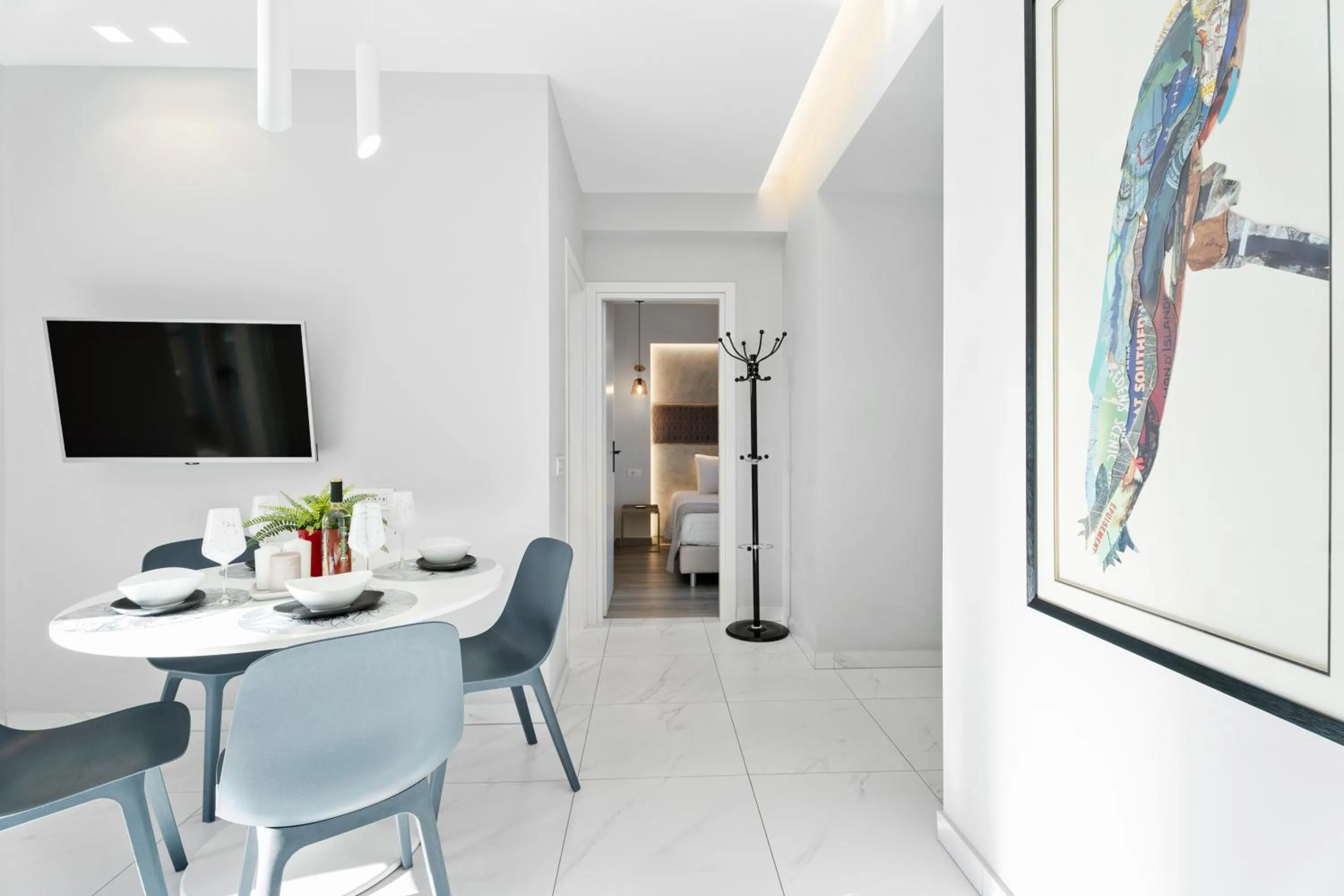 Dining area in Frunze Luxury Apartments