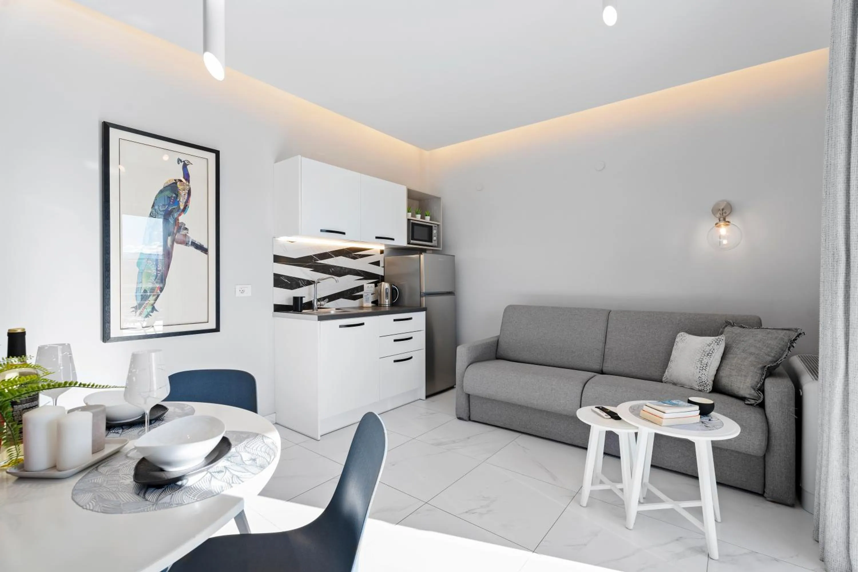 Living room in Frunze Luxury Apartments