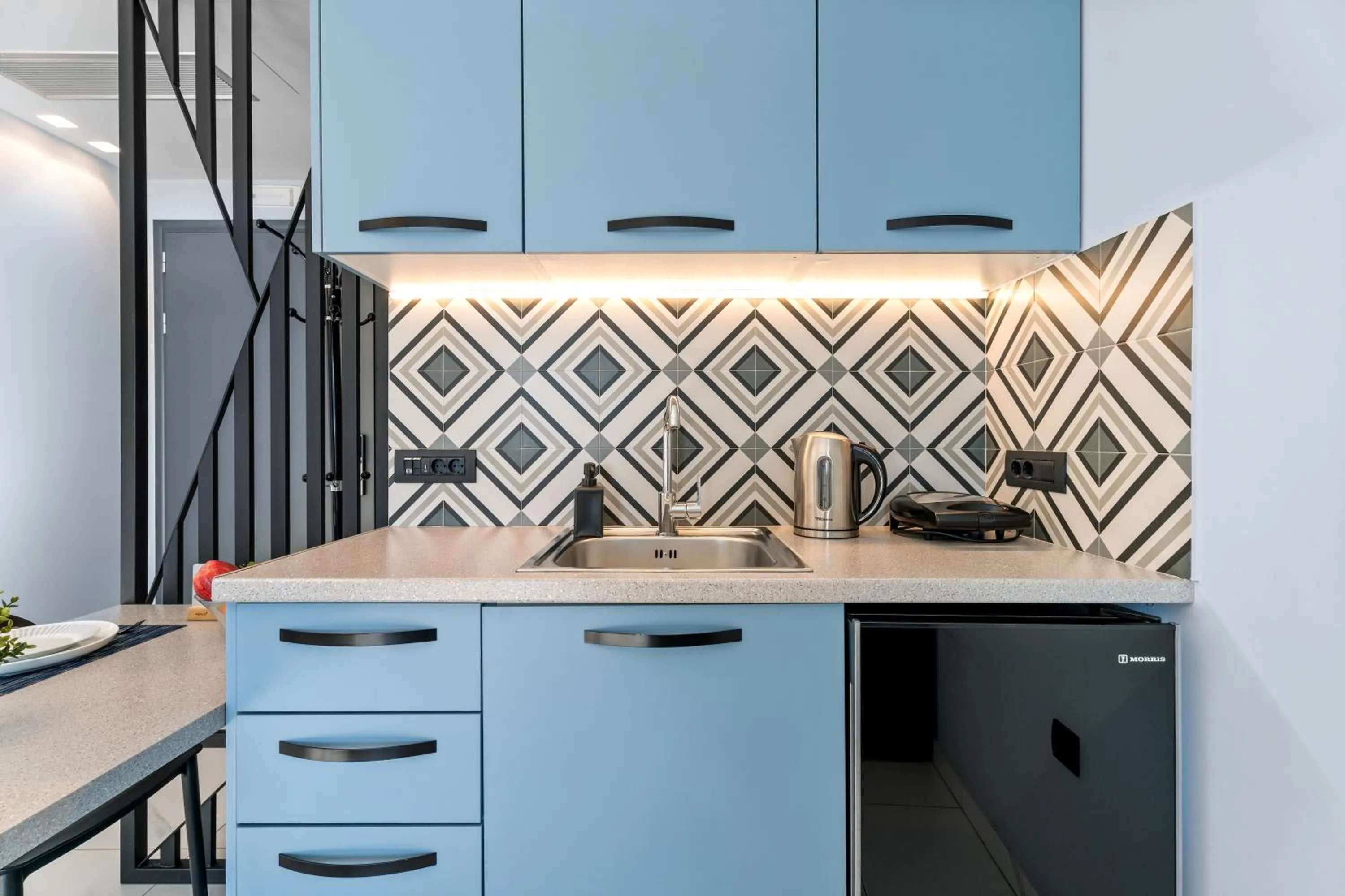 Kitchen or kitchenette in Frunze Luxury Apartments