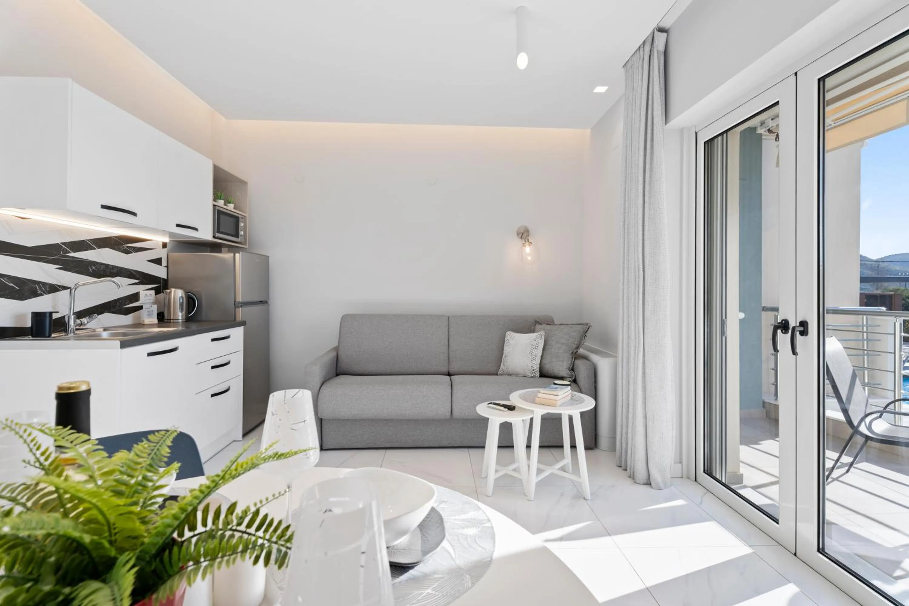 Living room in Frunze Luxury Apartments