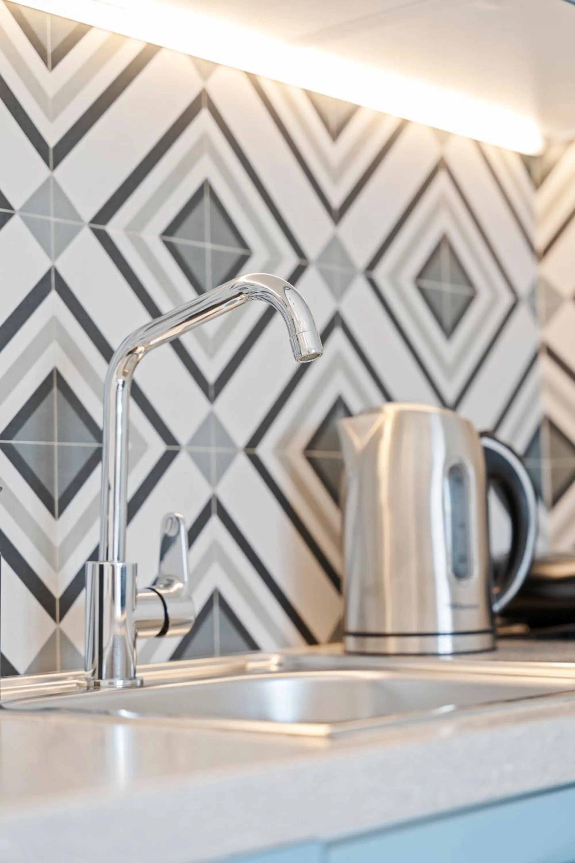 Kitchen or kitchenette in Frunze Luxury Apartments