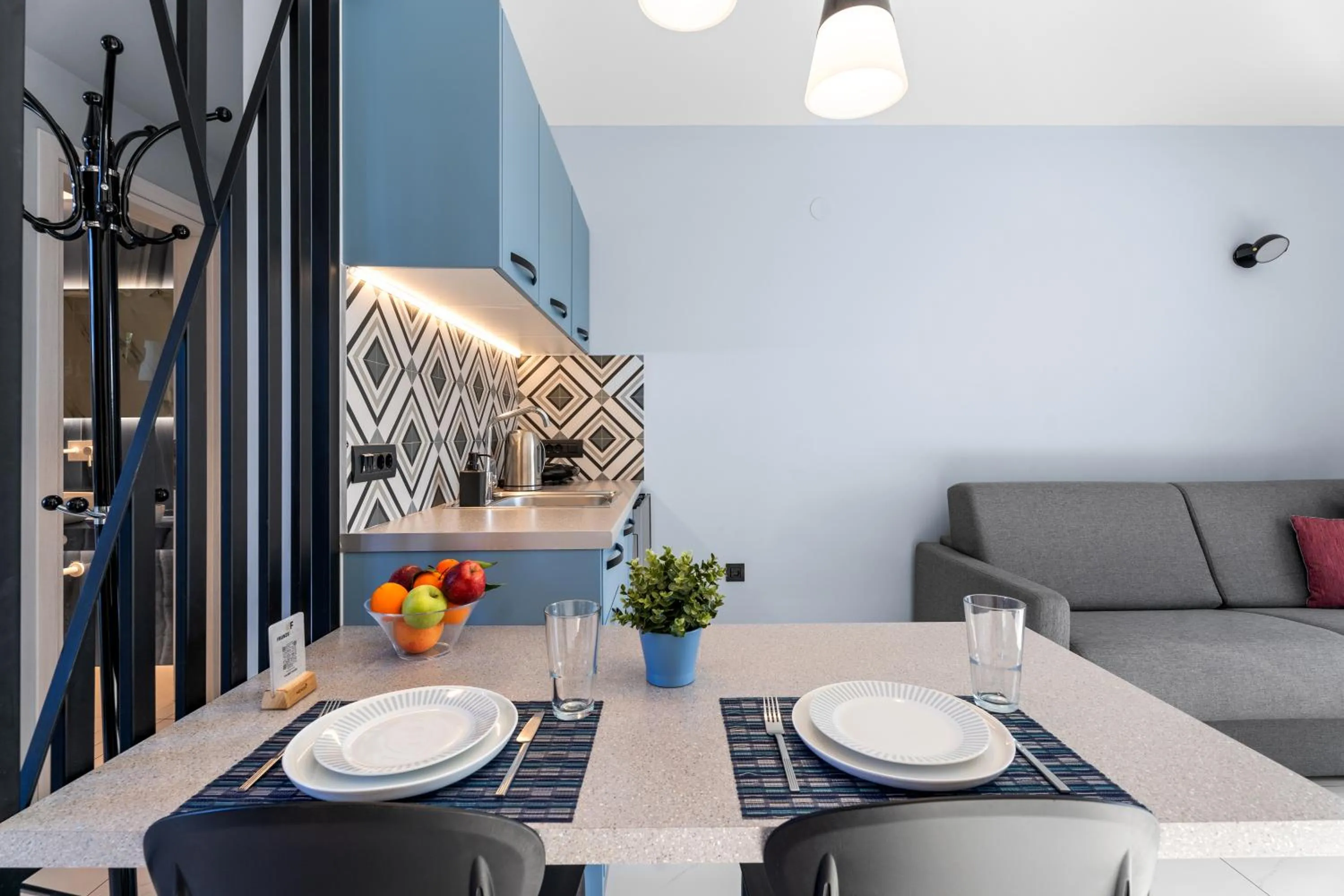 Living room in Frunze Luxury Apartments