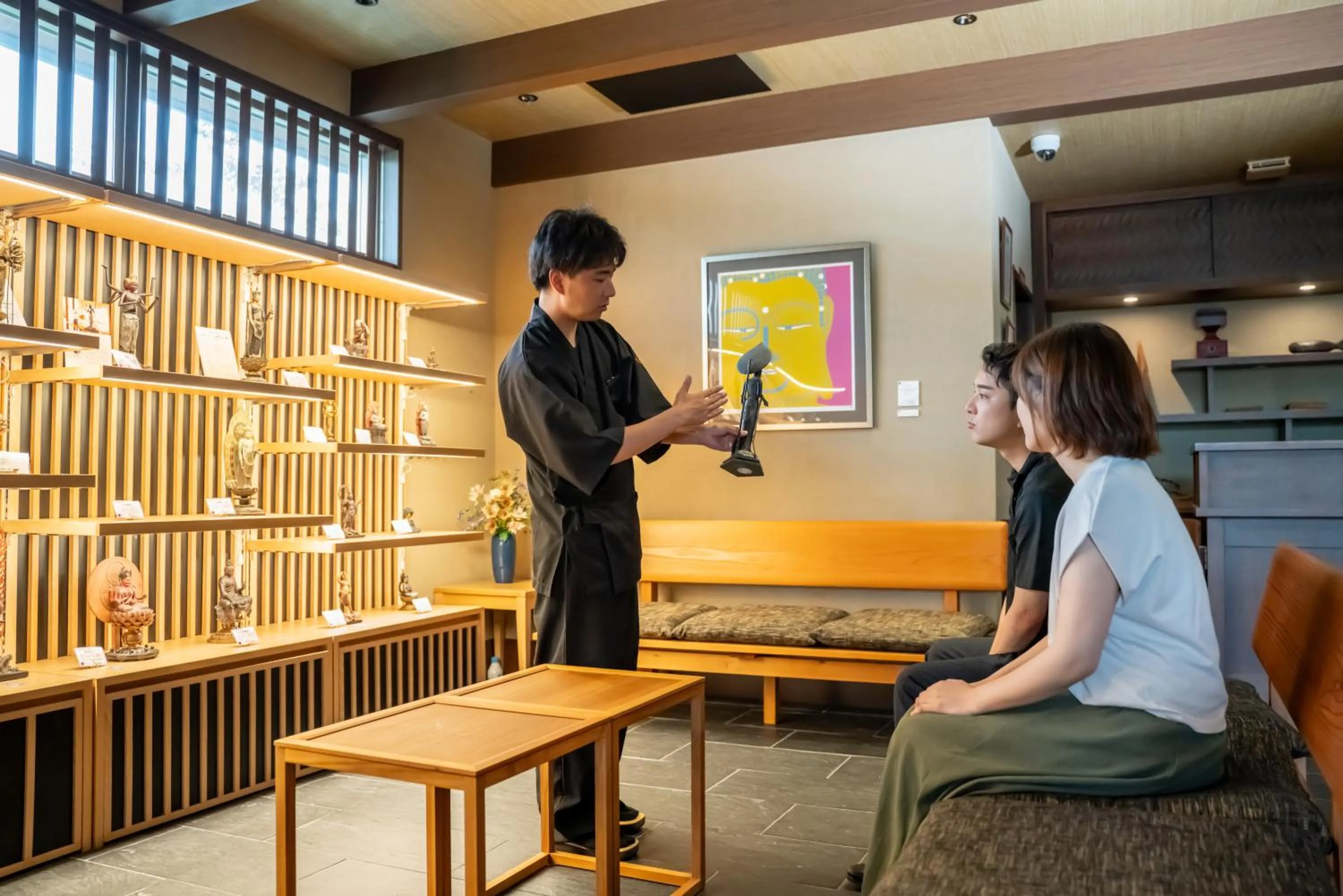 People in Temple Town Hotel WAQOO Horyuji