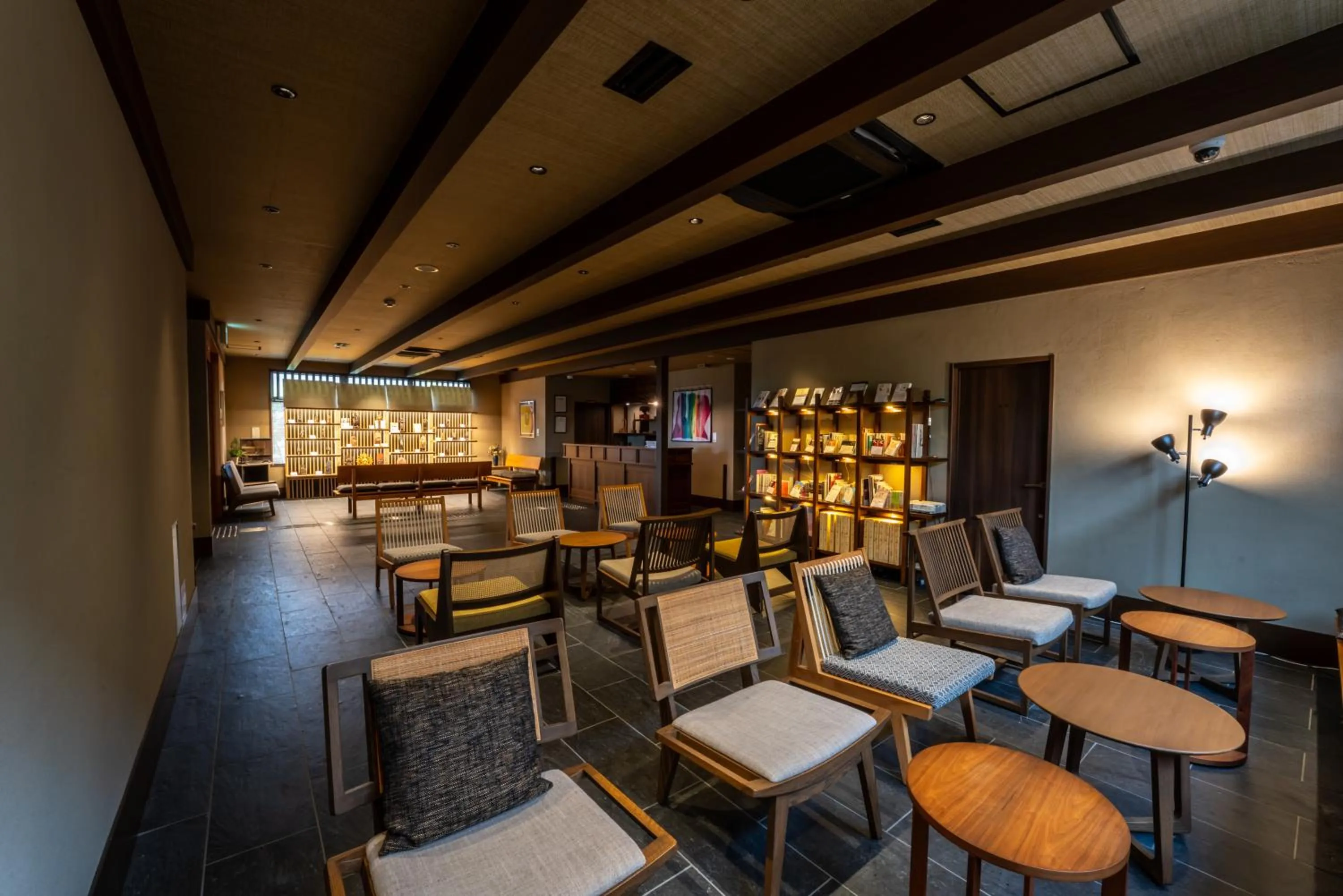 Living room in Temple Town Hotel WAQOO Horyuji