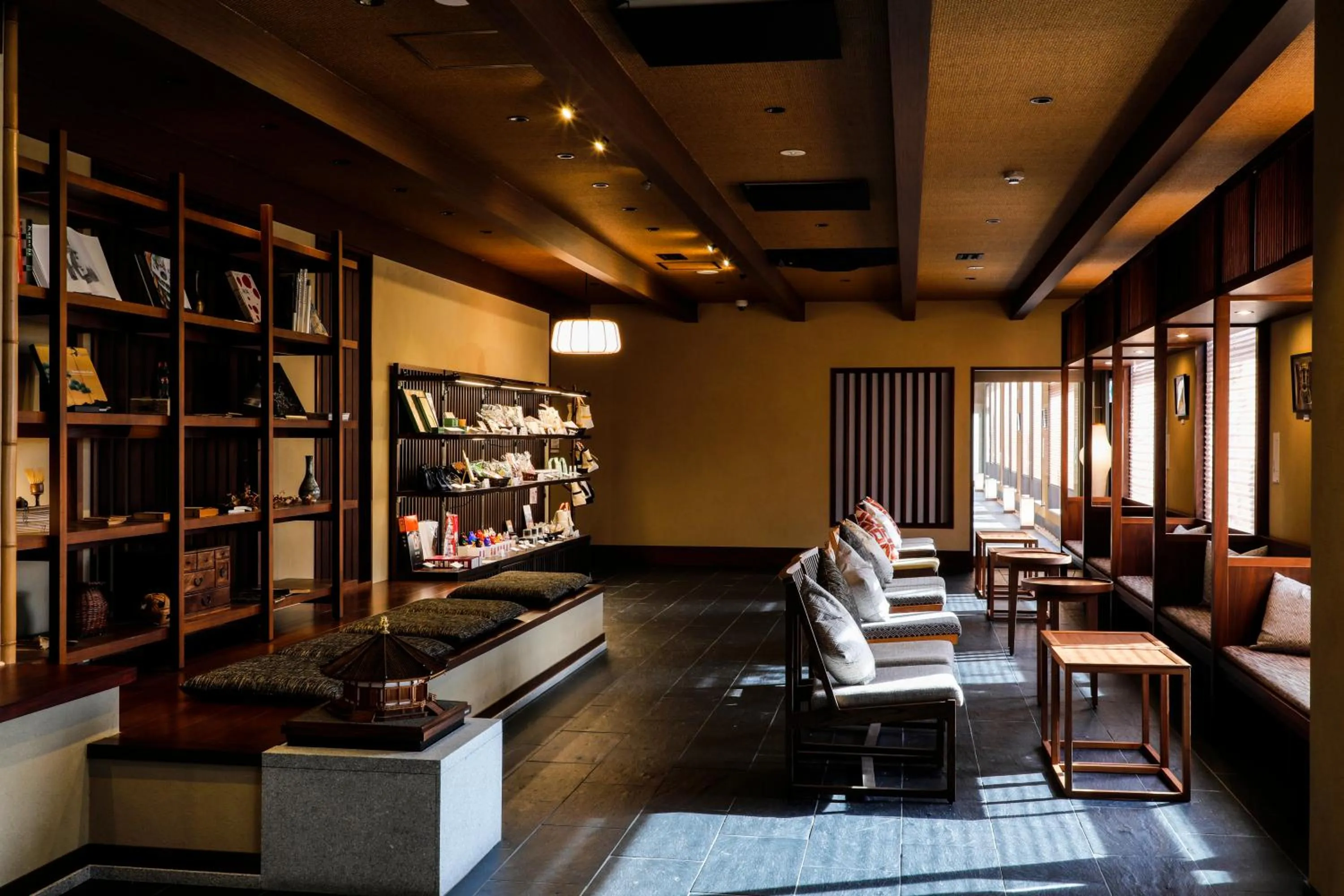 Lobby or reception in Temple Town Hotel WAQOO Horyuji