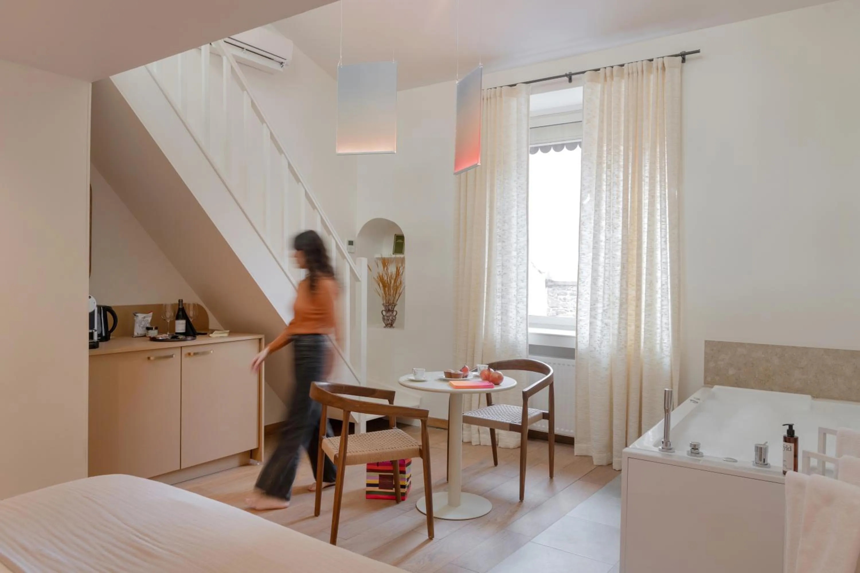 Bed in MiHotel Le Gourguillon