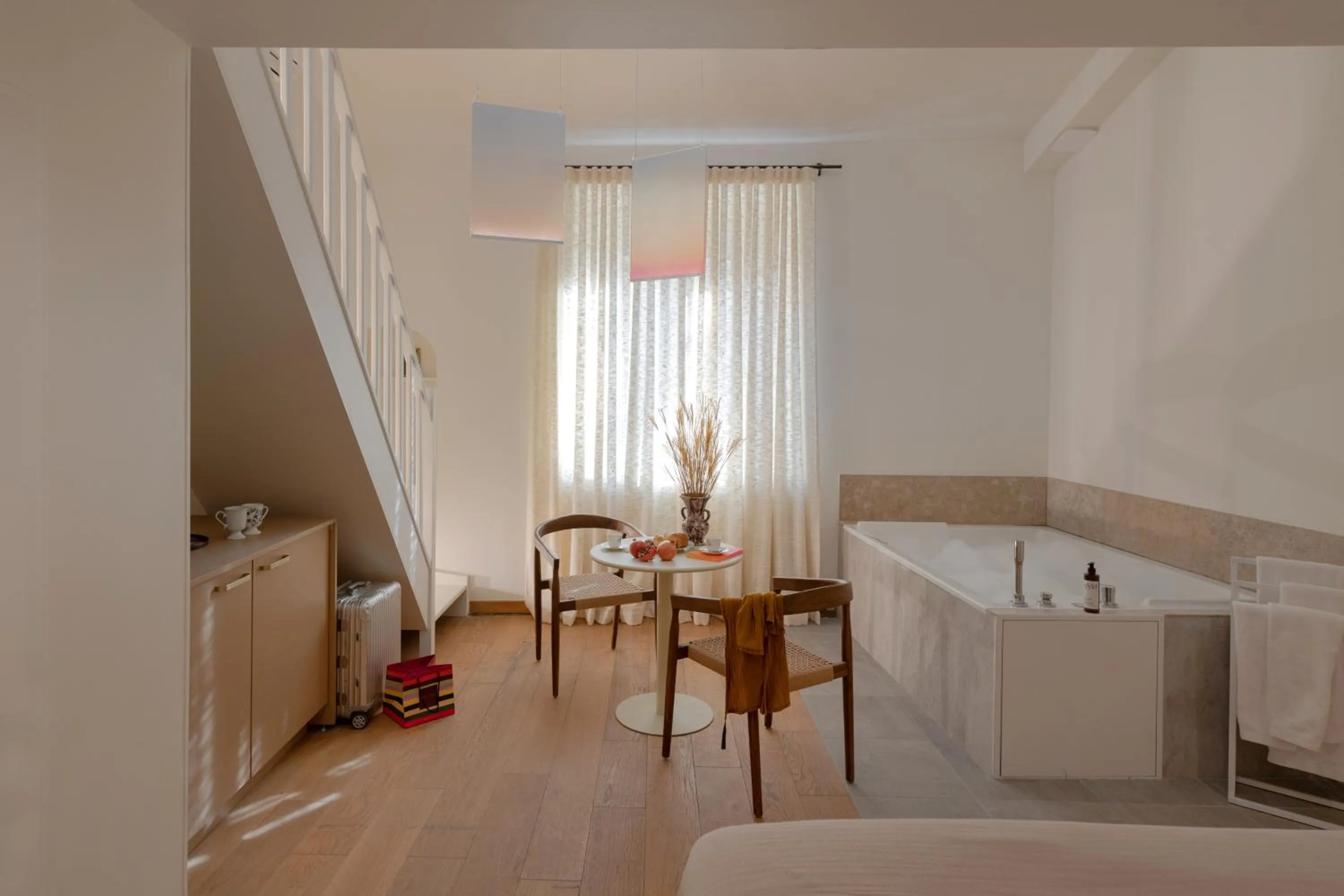 Bed in MiHotel Le Gourguillon