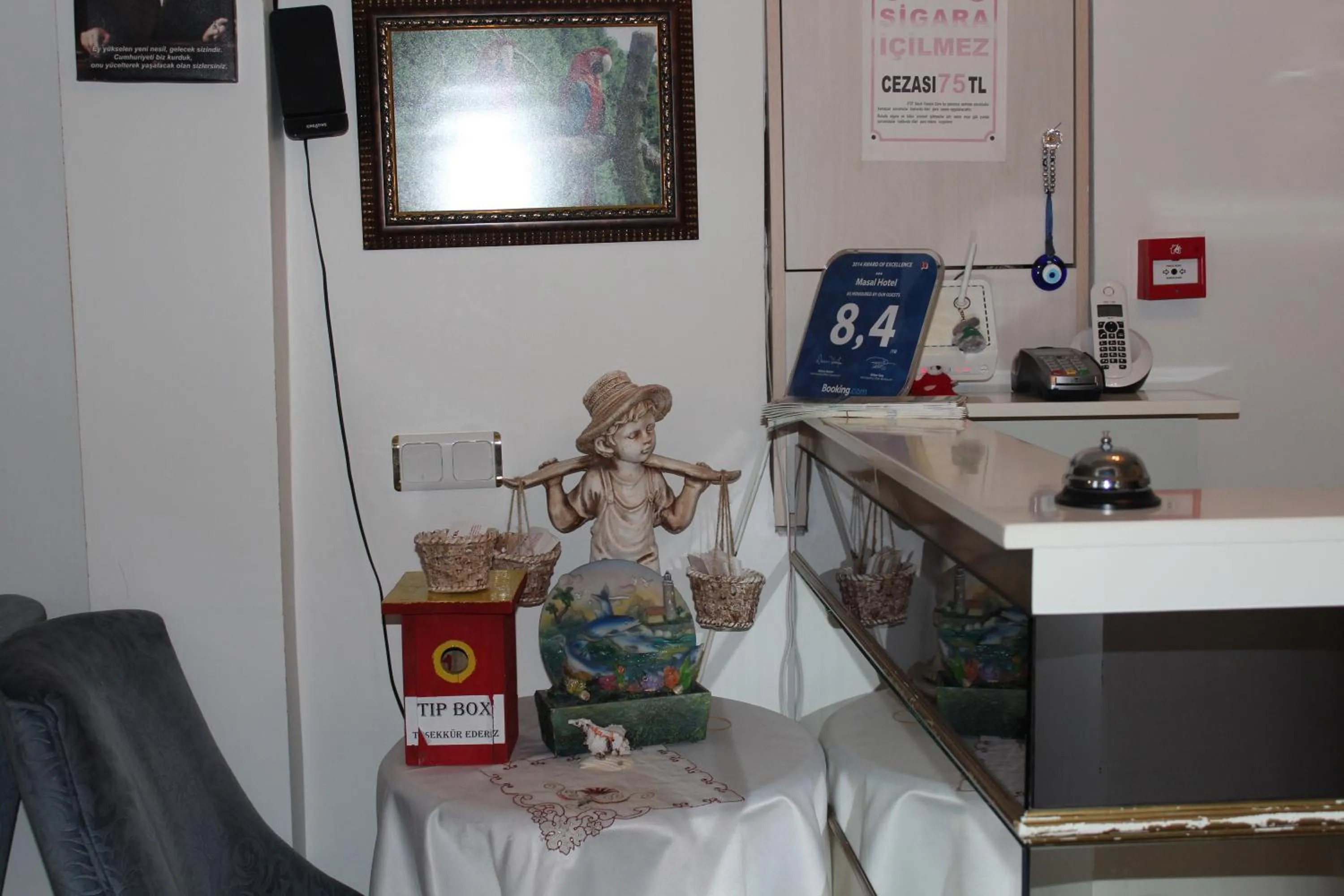 Lobby or reception in Masal Hotel