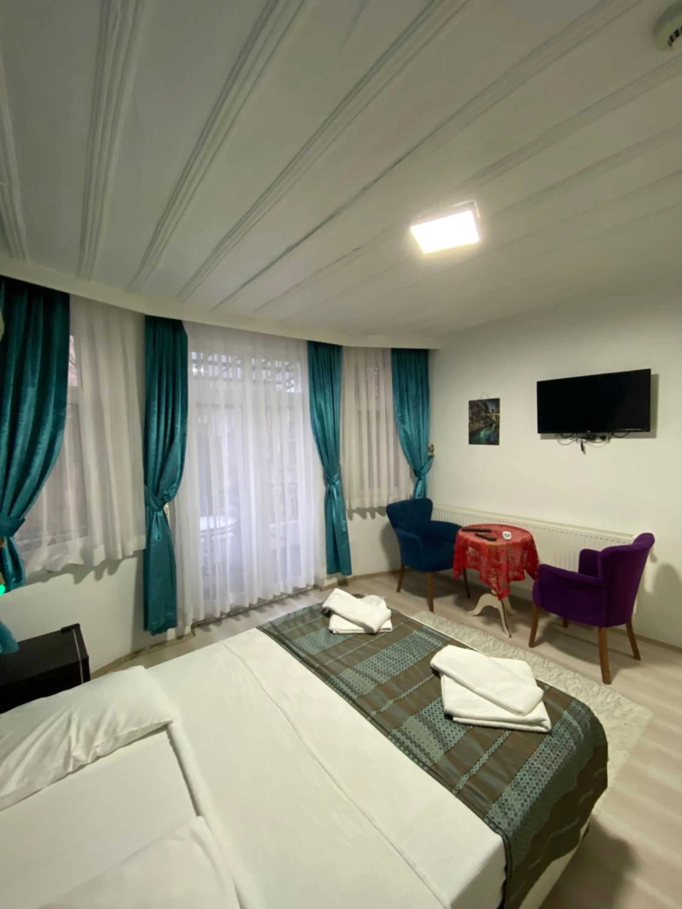 View (from property/room), Bed in Masal Hotel