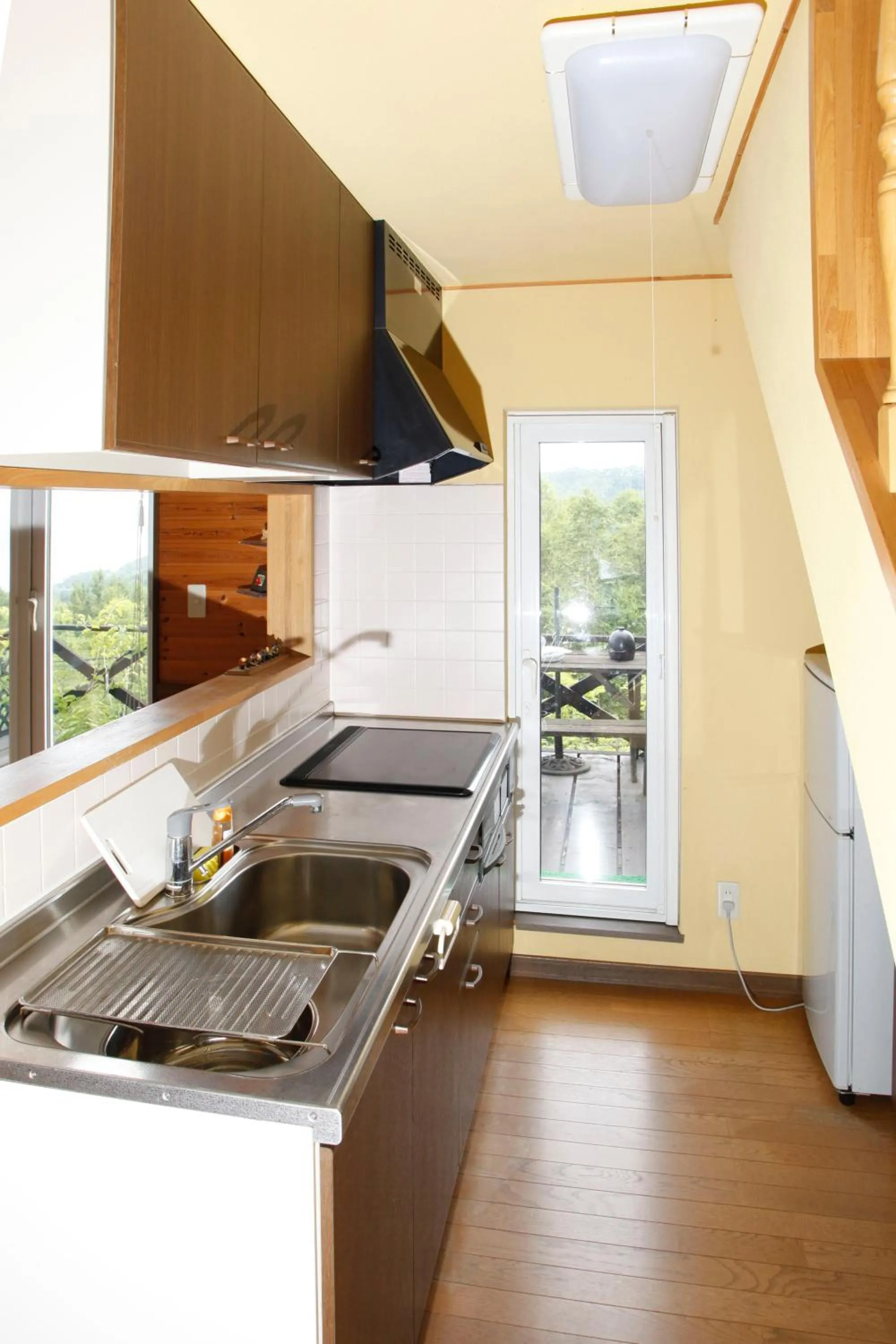 Kitchen or kitchenette in LAKE TOYA Great view log cabin