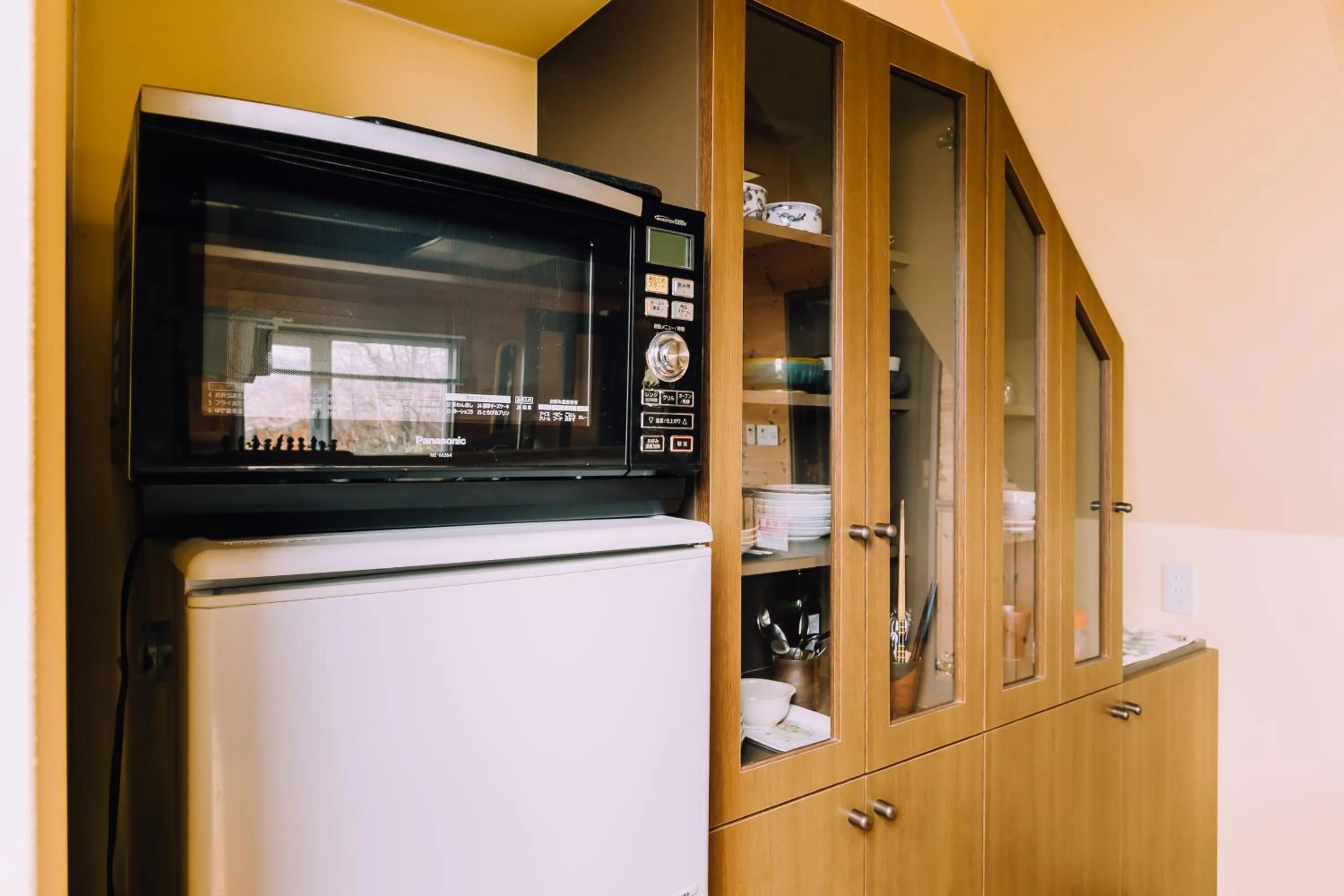 Kitchen or kitchenette in LAKE TOYA Great view log cabin