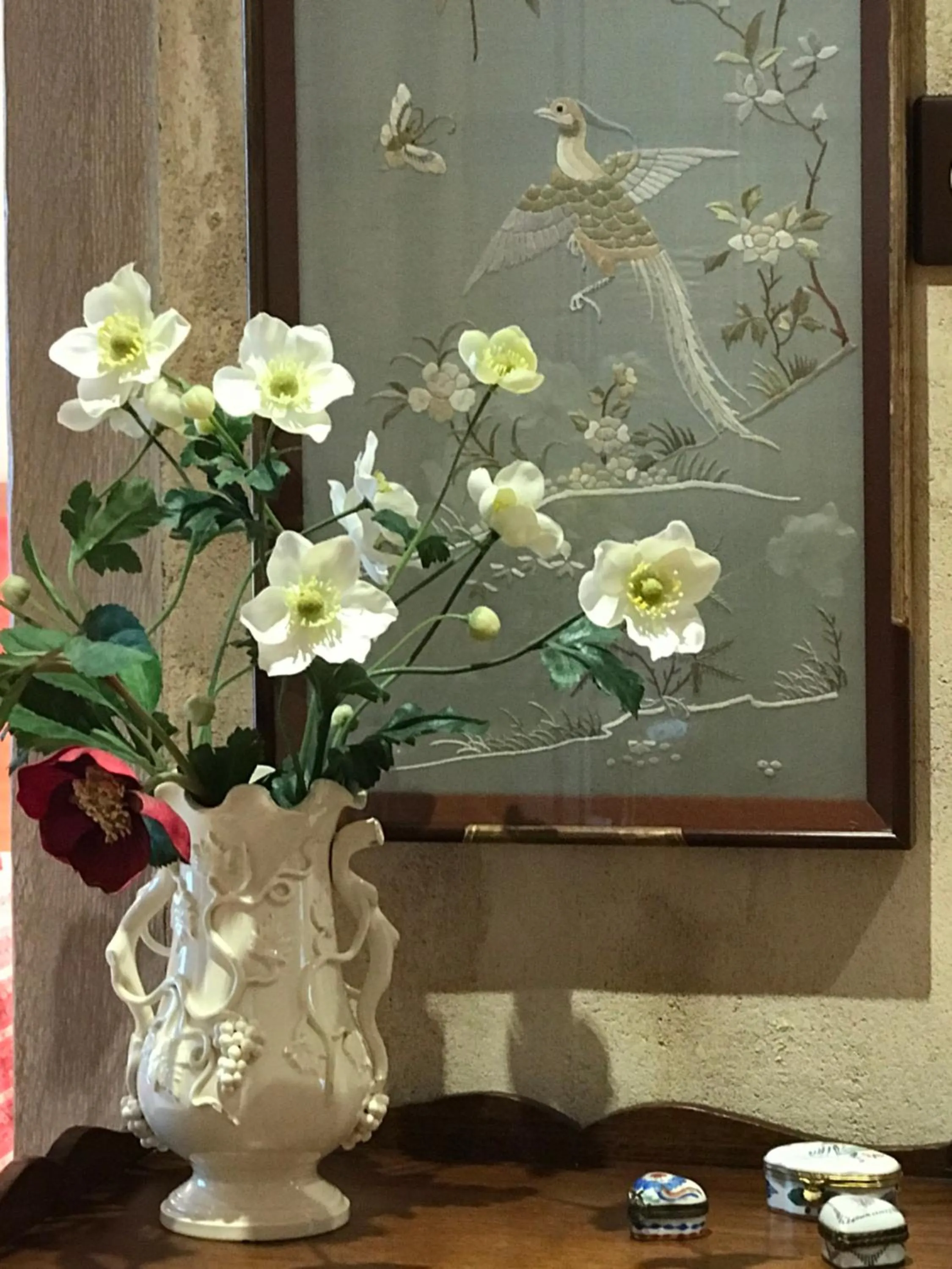 Decorative detail in Logis Saint-Flaceau