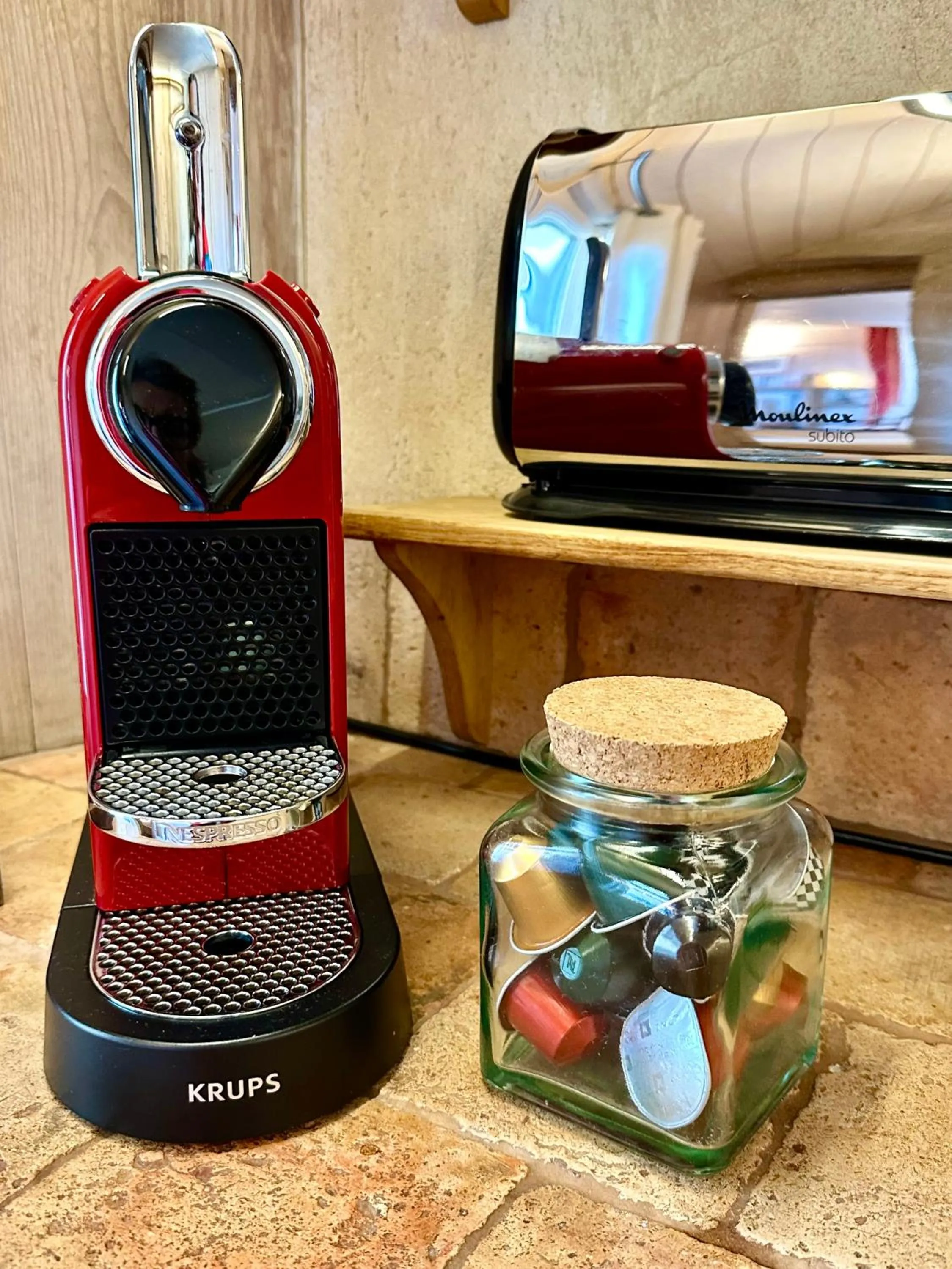 Kitchen or kitchenette in Logis Saint-Flaceau