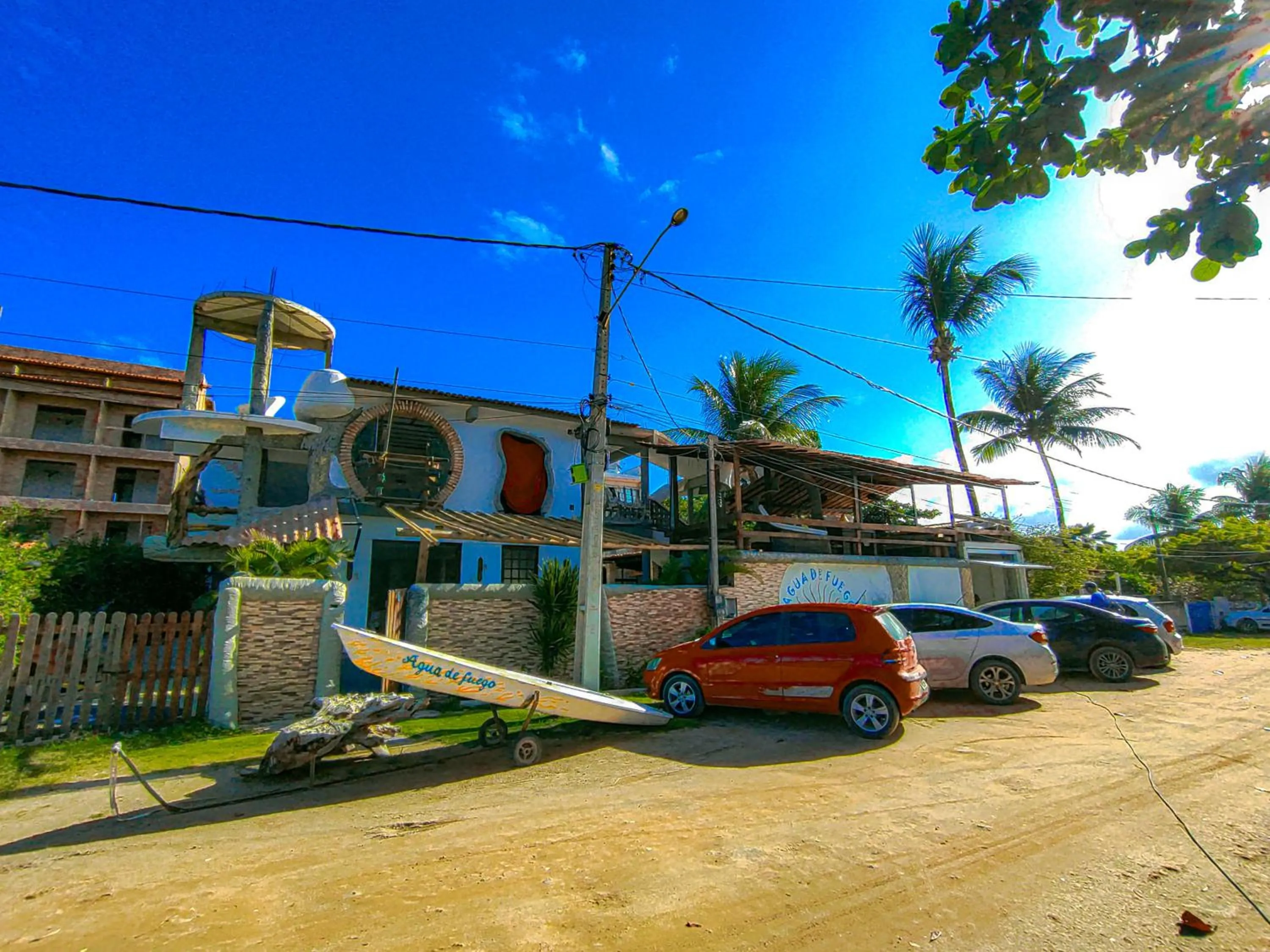 Parking in Pousada Água de Fuego