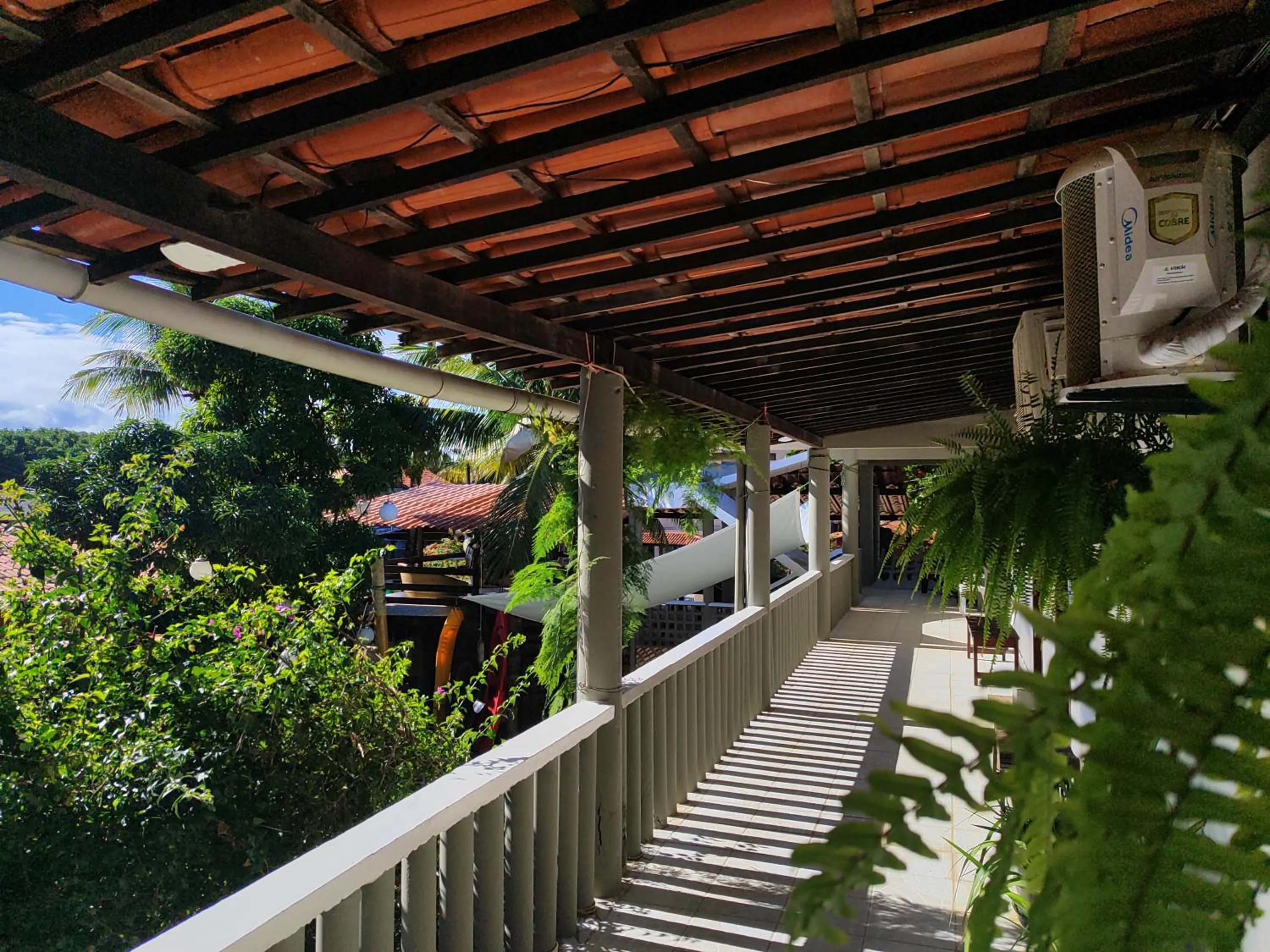 Balcony/Terrace in Pousada Água de Fuego