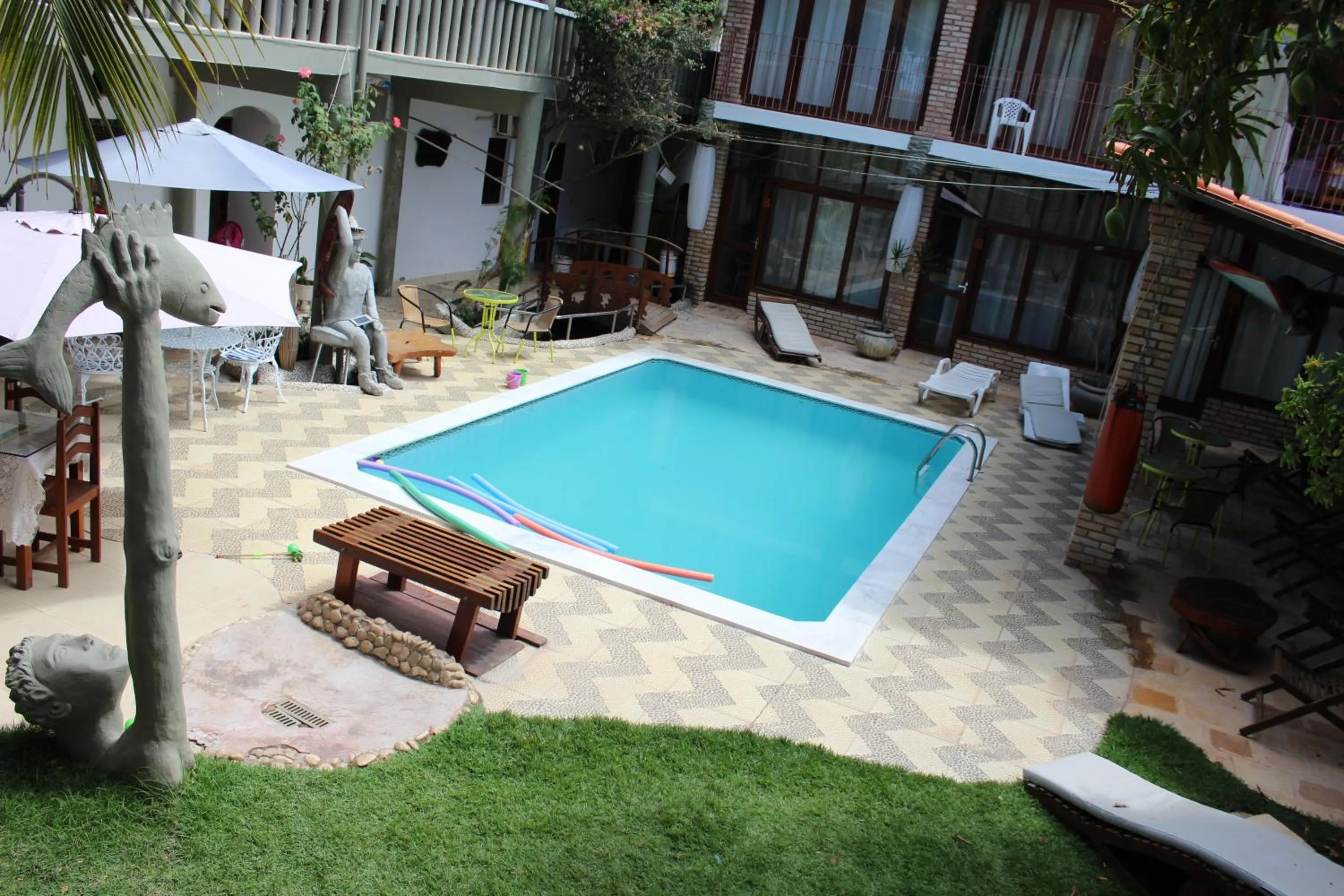 Swimming pool in Pousada Água de Fuego
