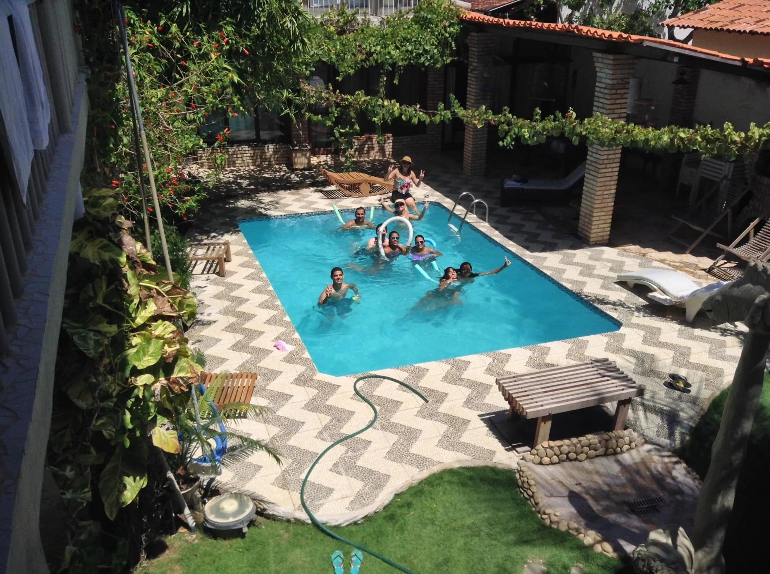 Swimming pool in Pousada Água de Fuego