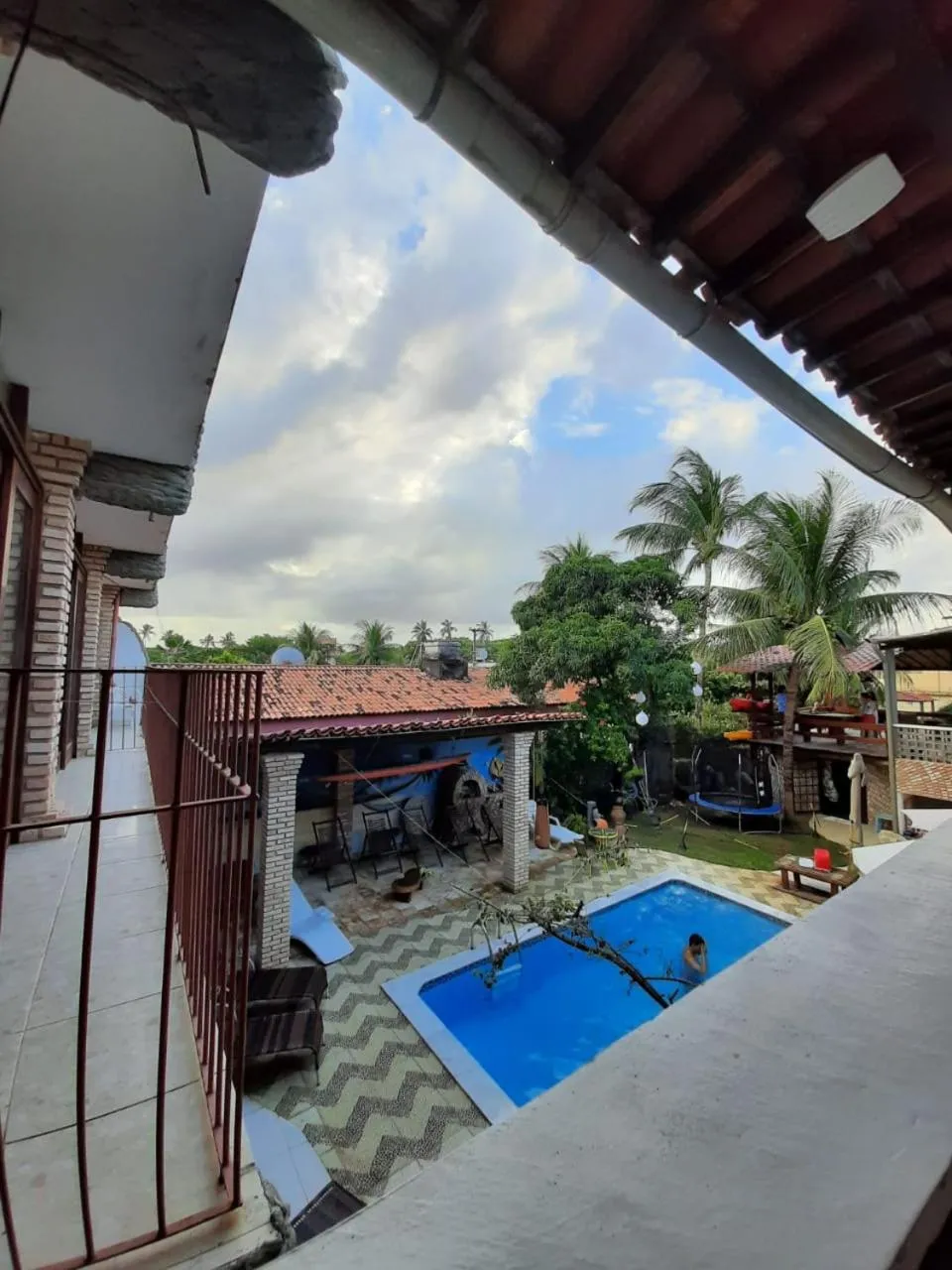 Pool view in Pousada Água de Fuego