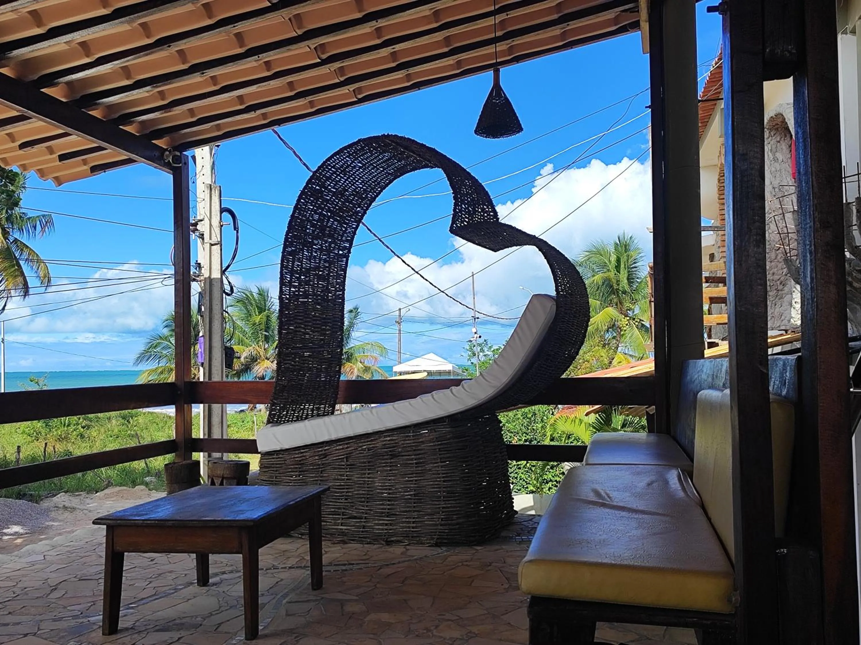 Seating area in Pousada Água de Fuego
