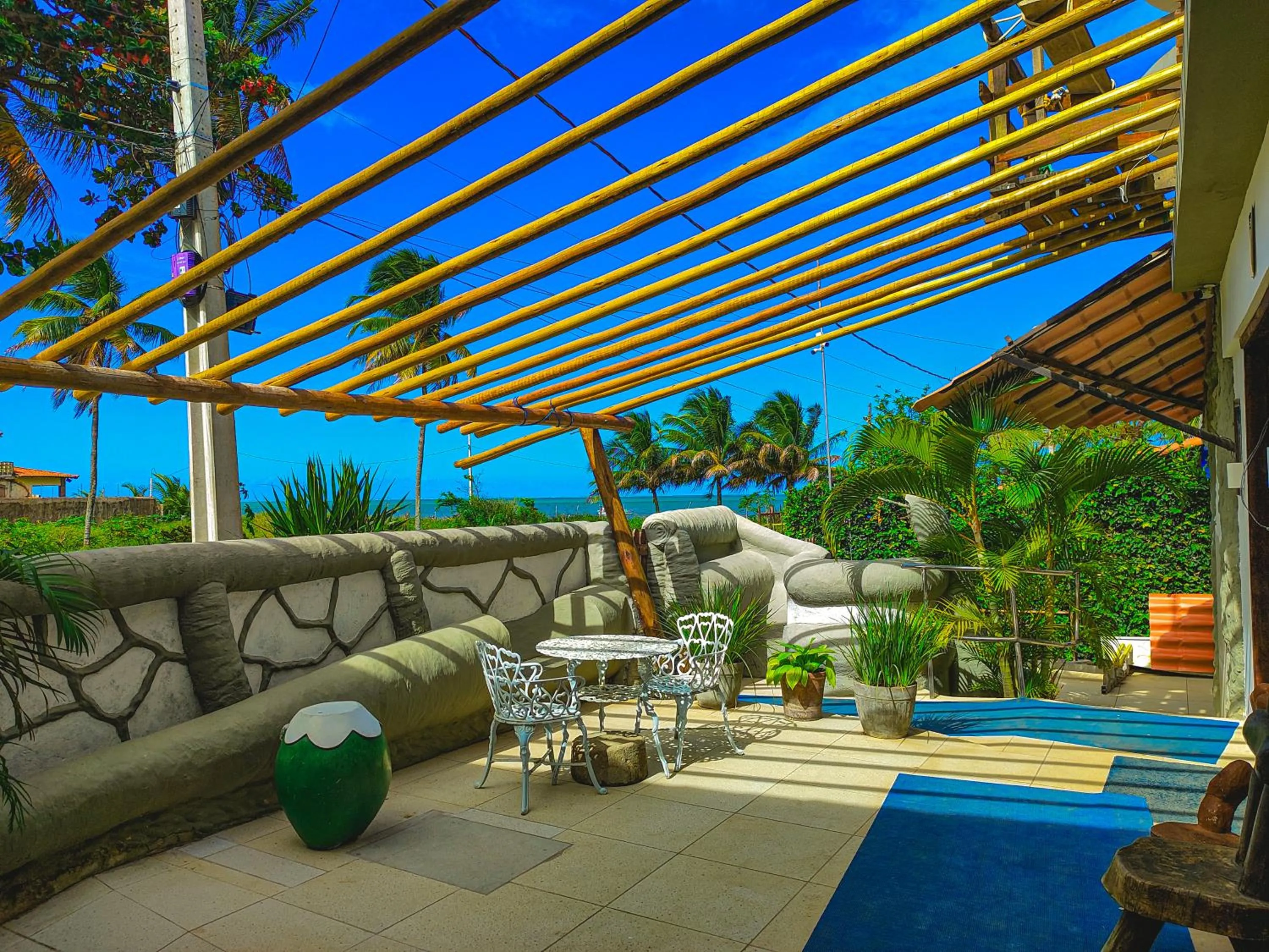 Patio in Pousada Água de Fuego