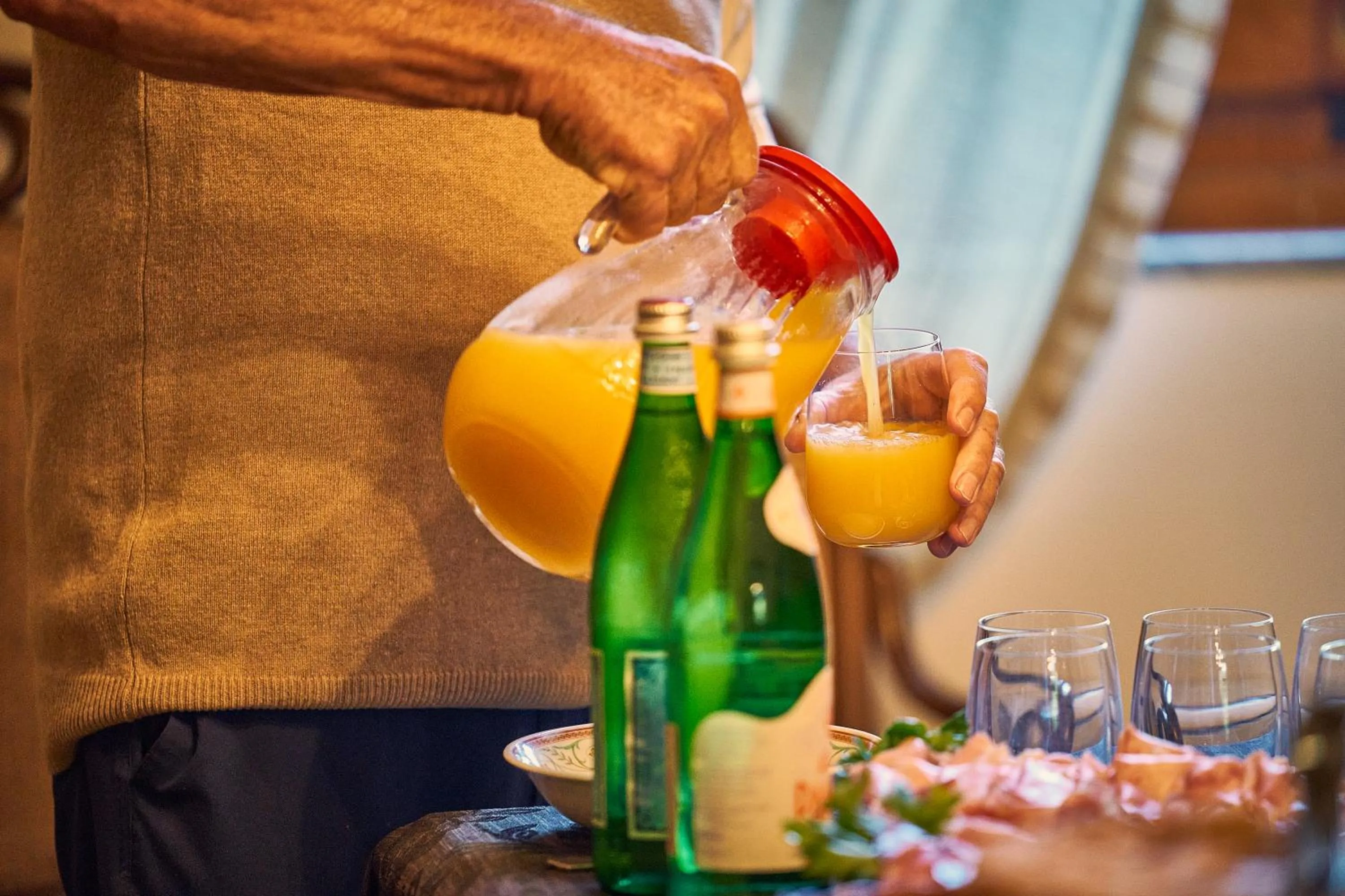 Food and drinks in Villa Sestilia Guest House