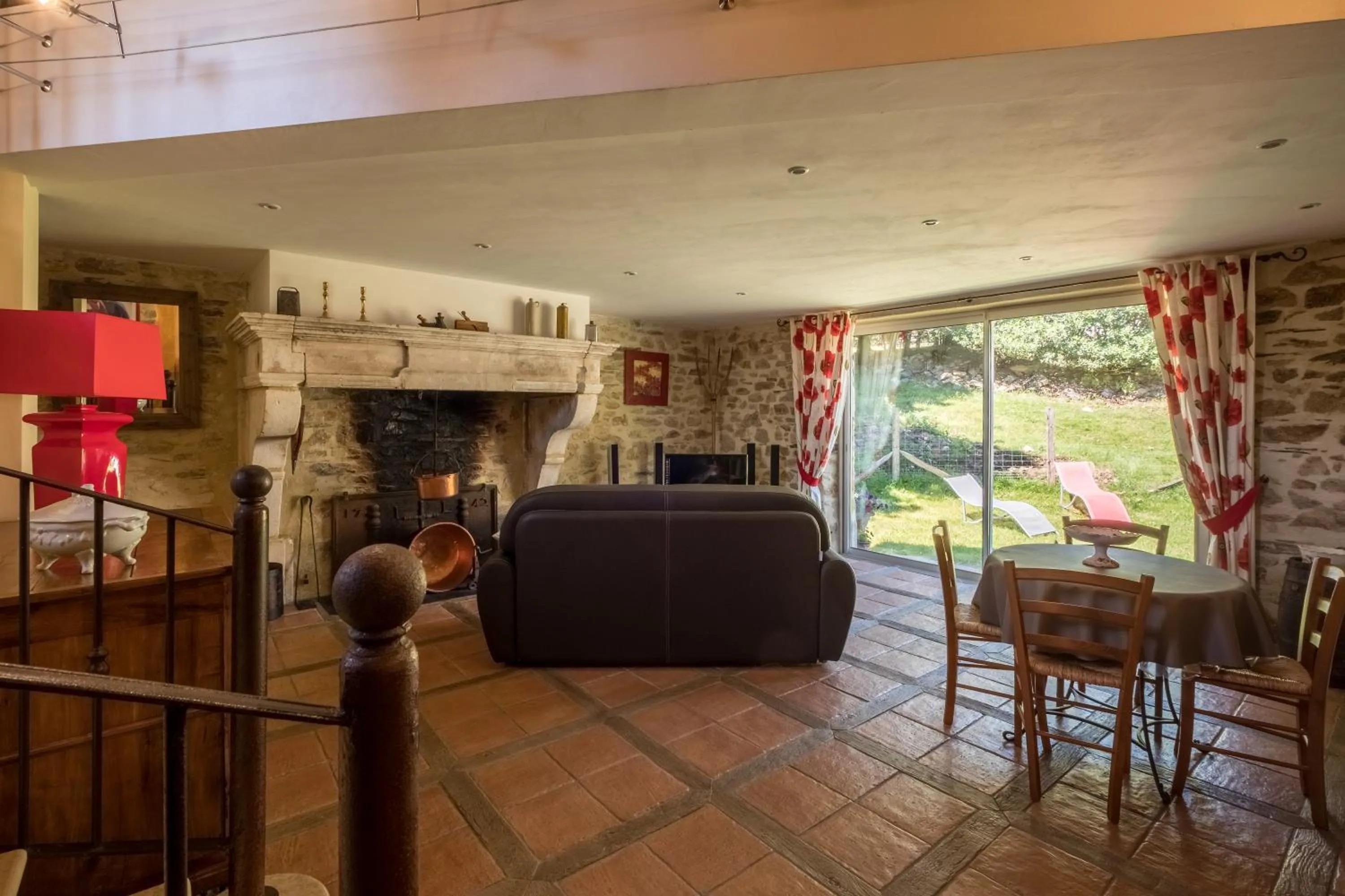 Living room in Domaine de Malouziès