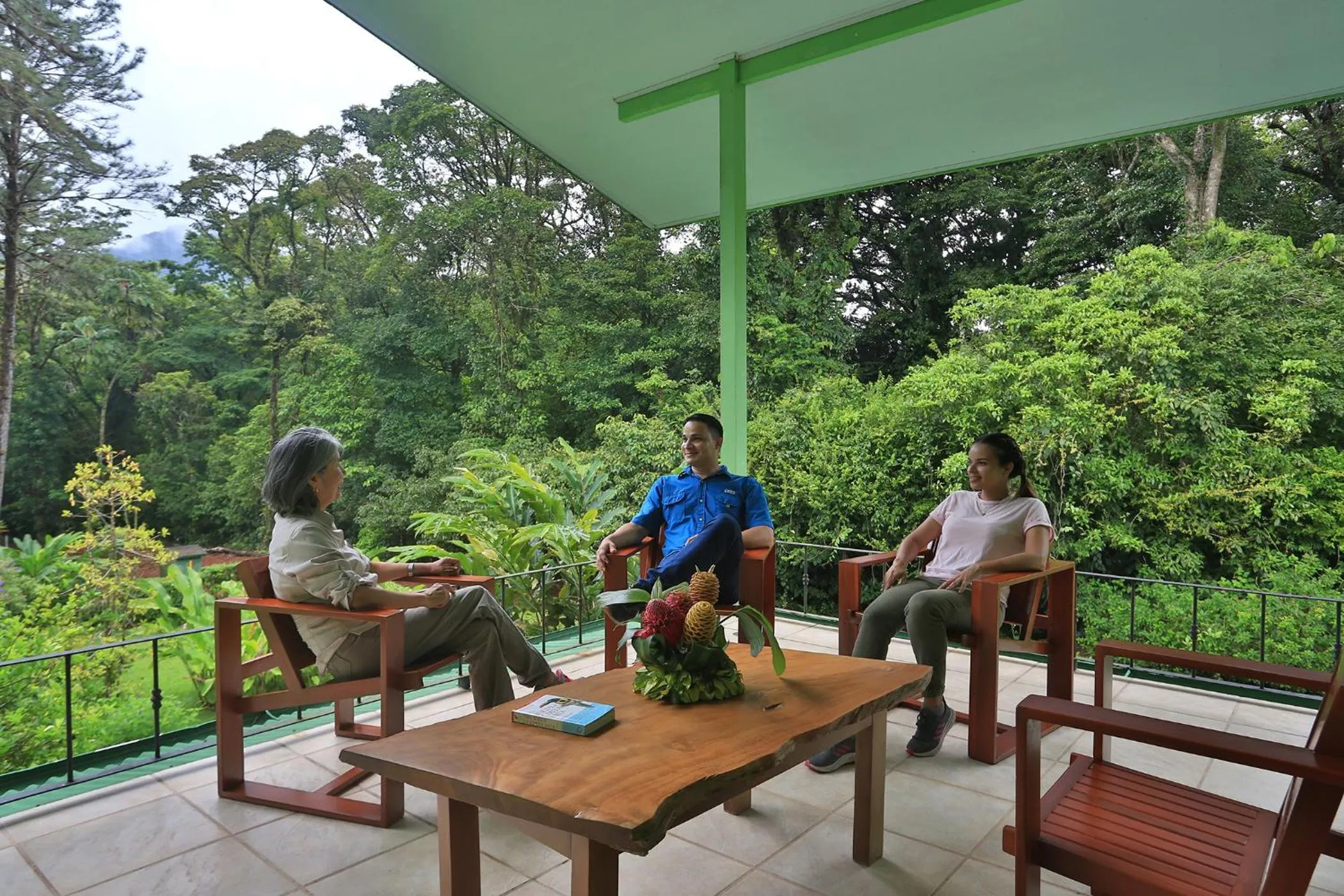 Living room in Arenal Observatory Lodge & Trails