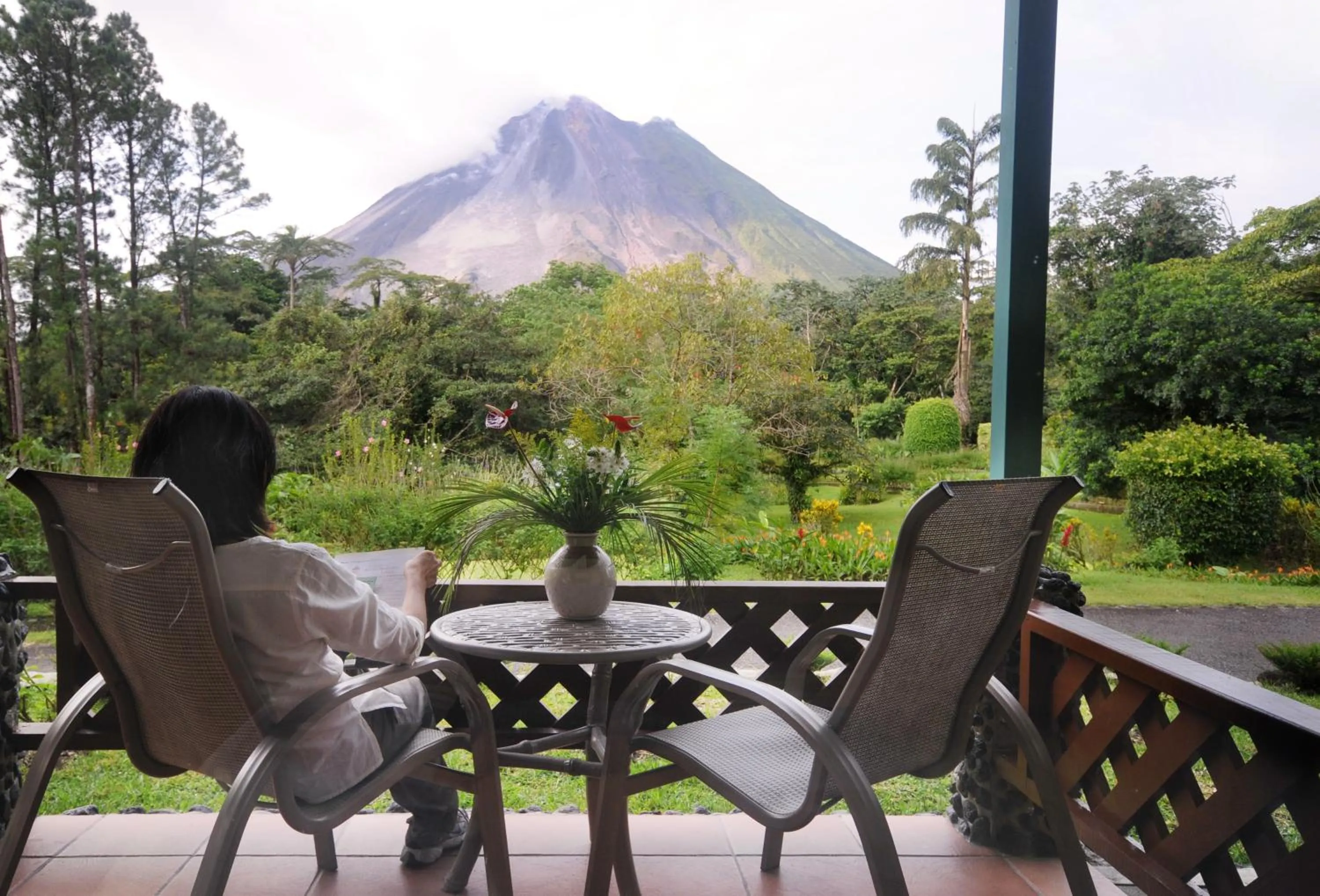 Balcony/Terrace in Arenal Observatory Lodge & Trails