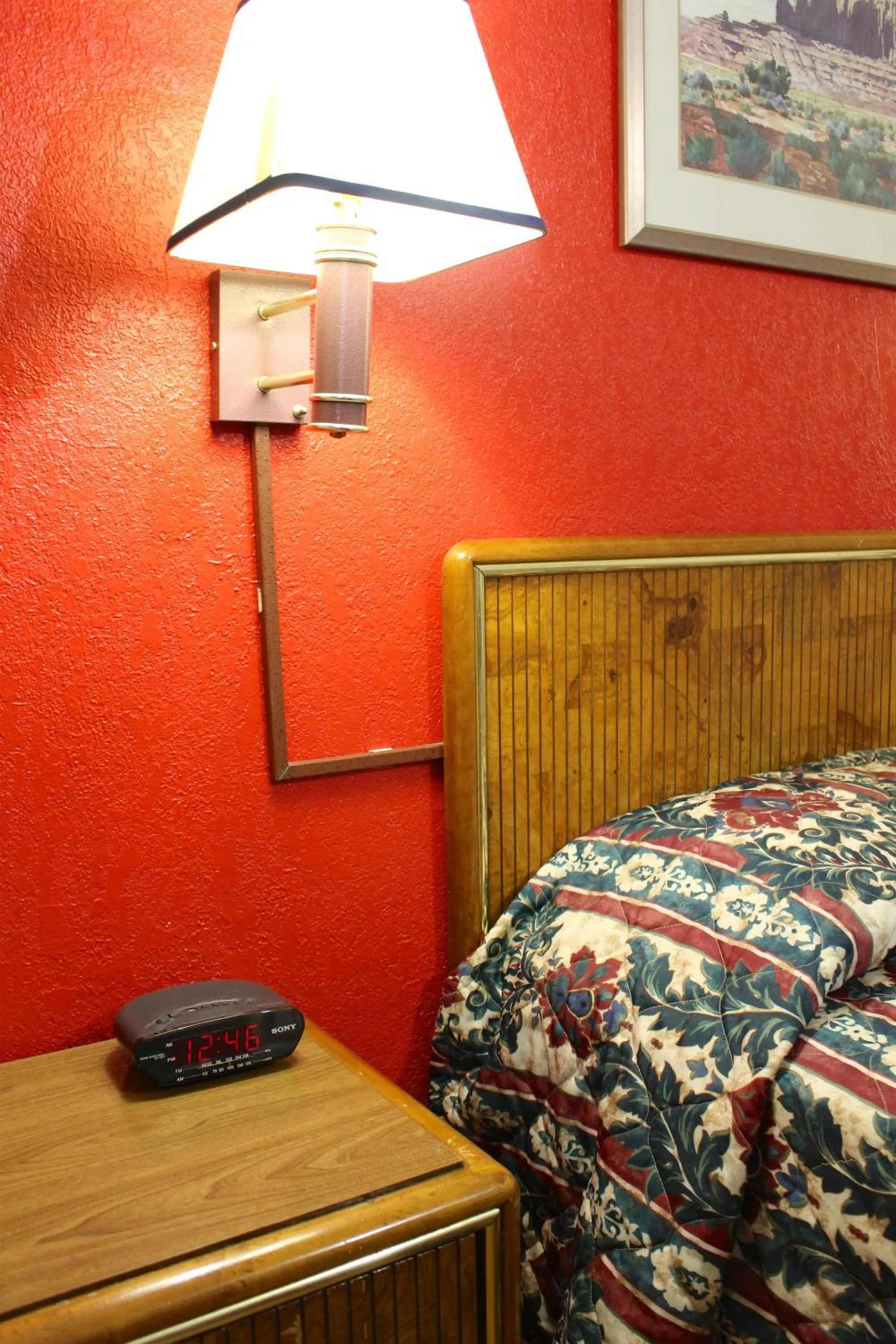 Bed in Starlite Motel