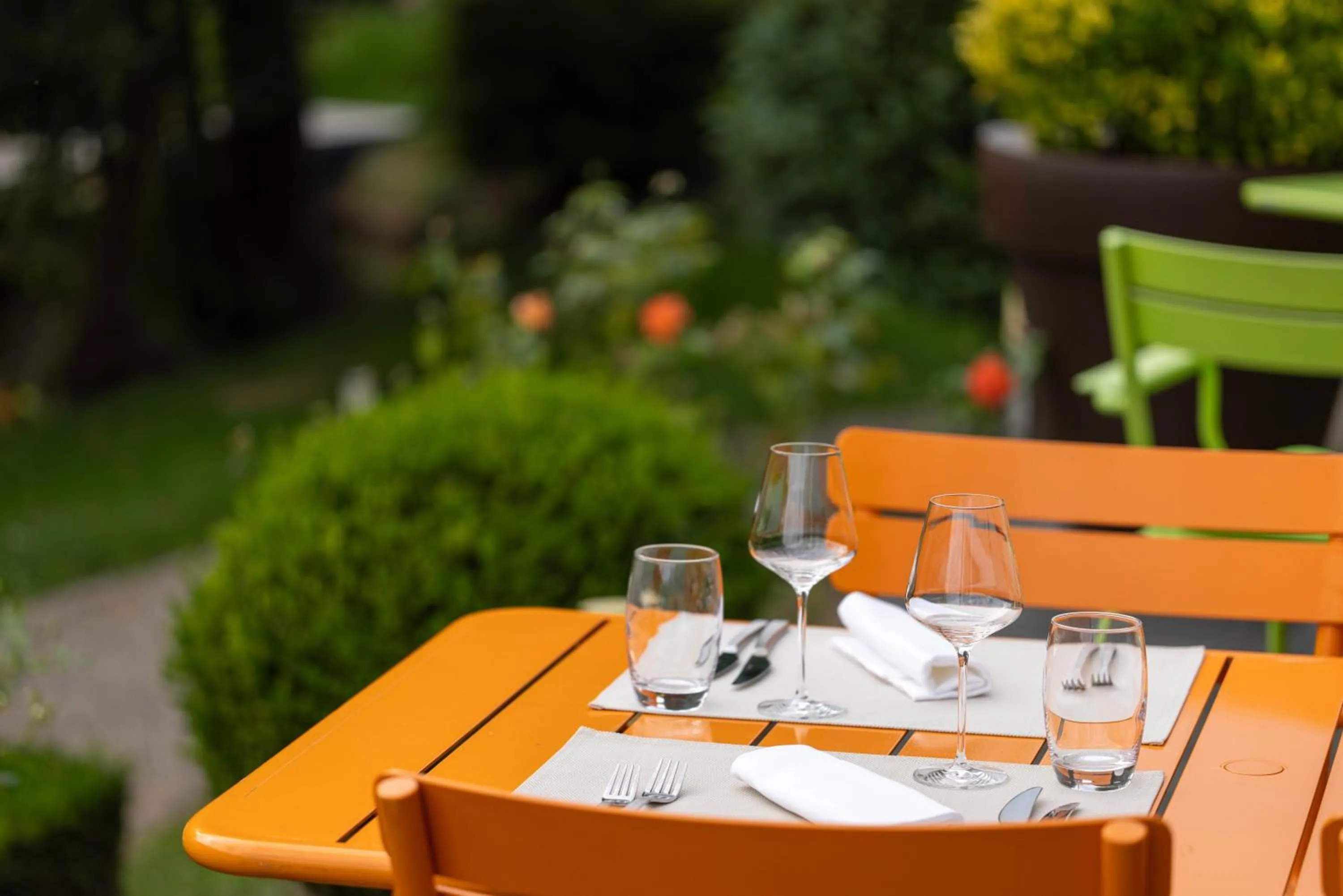Patio in Hotel Du Lac