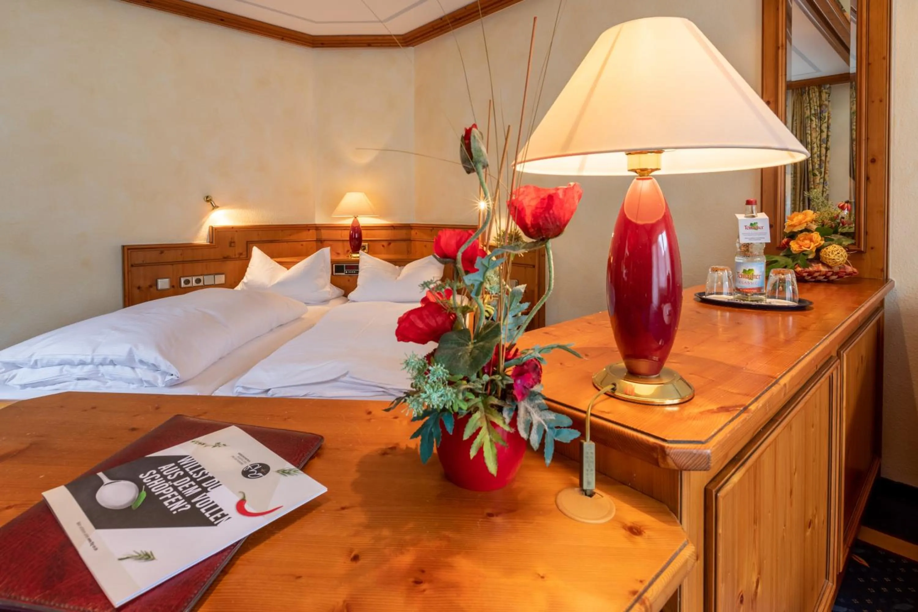 Photo of the whole room, Bed in Sackmann Wanderhotel