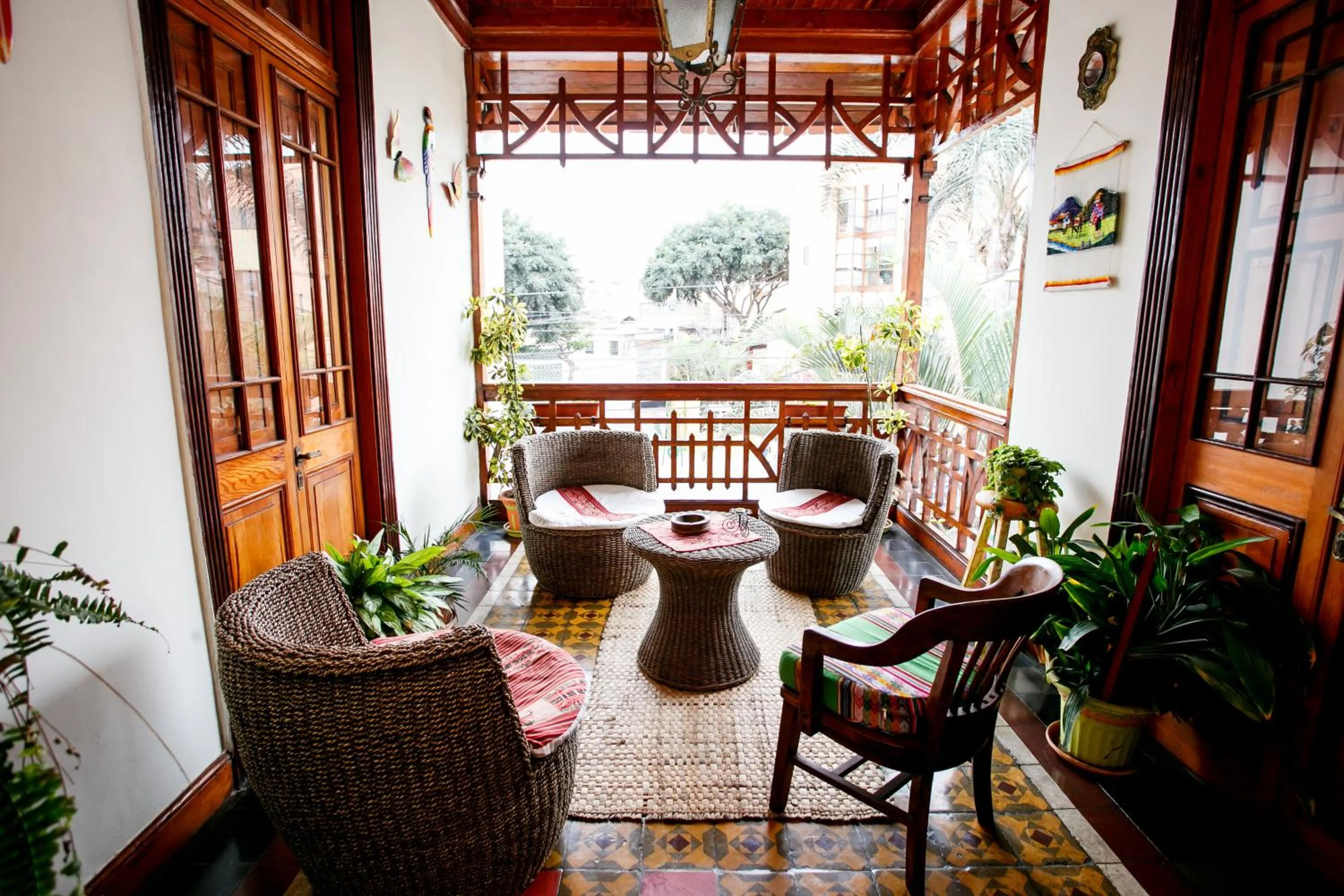 Balcony/Terrace in Lima Wari Hotel Boutique