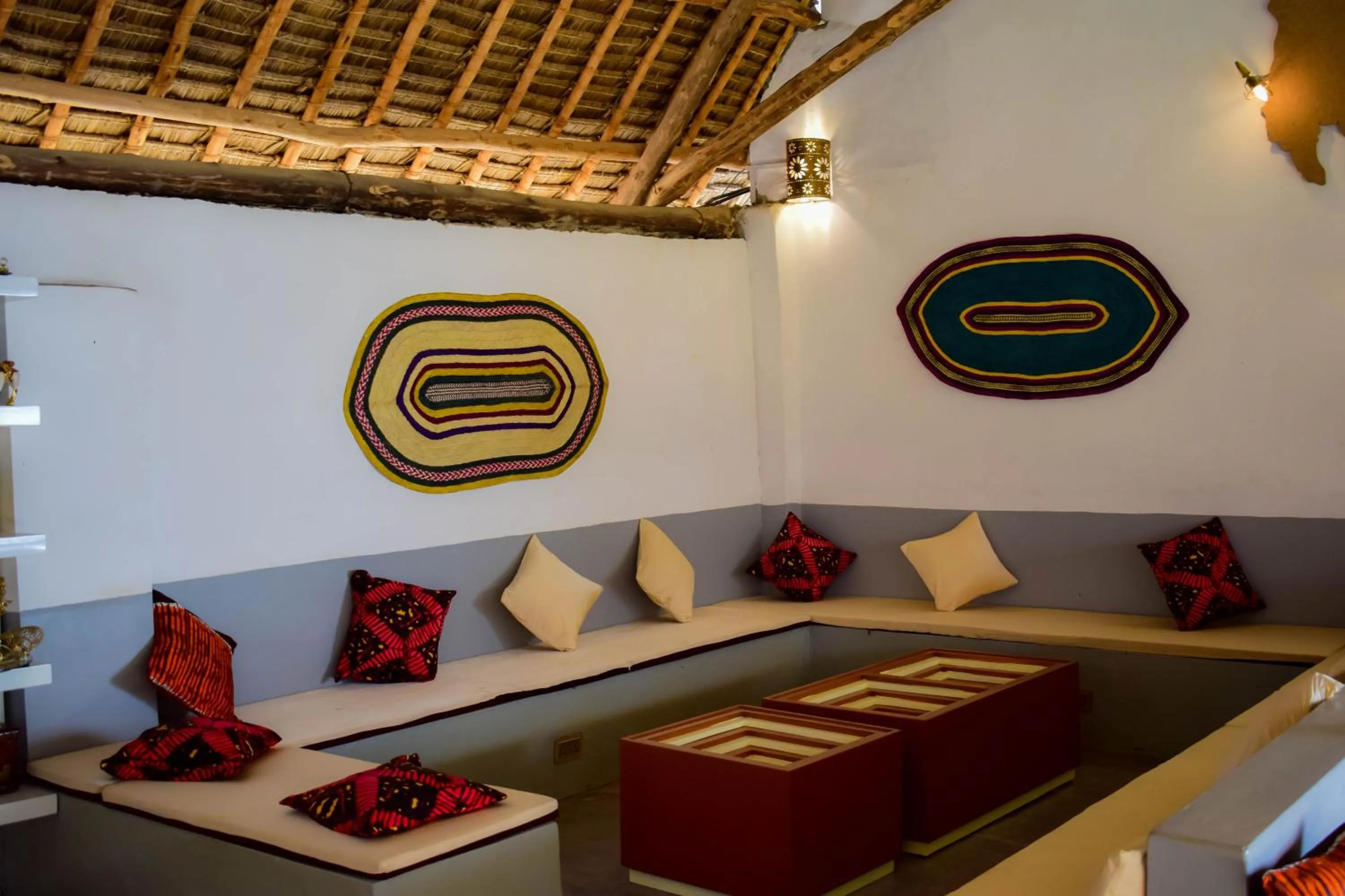 Seating area in Boshowa Villas