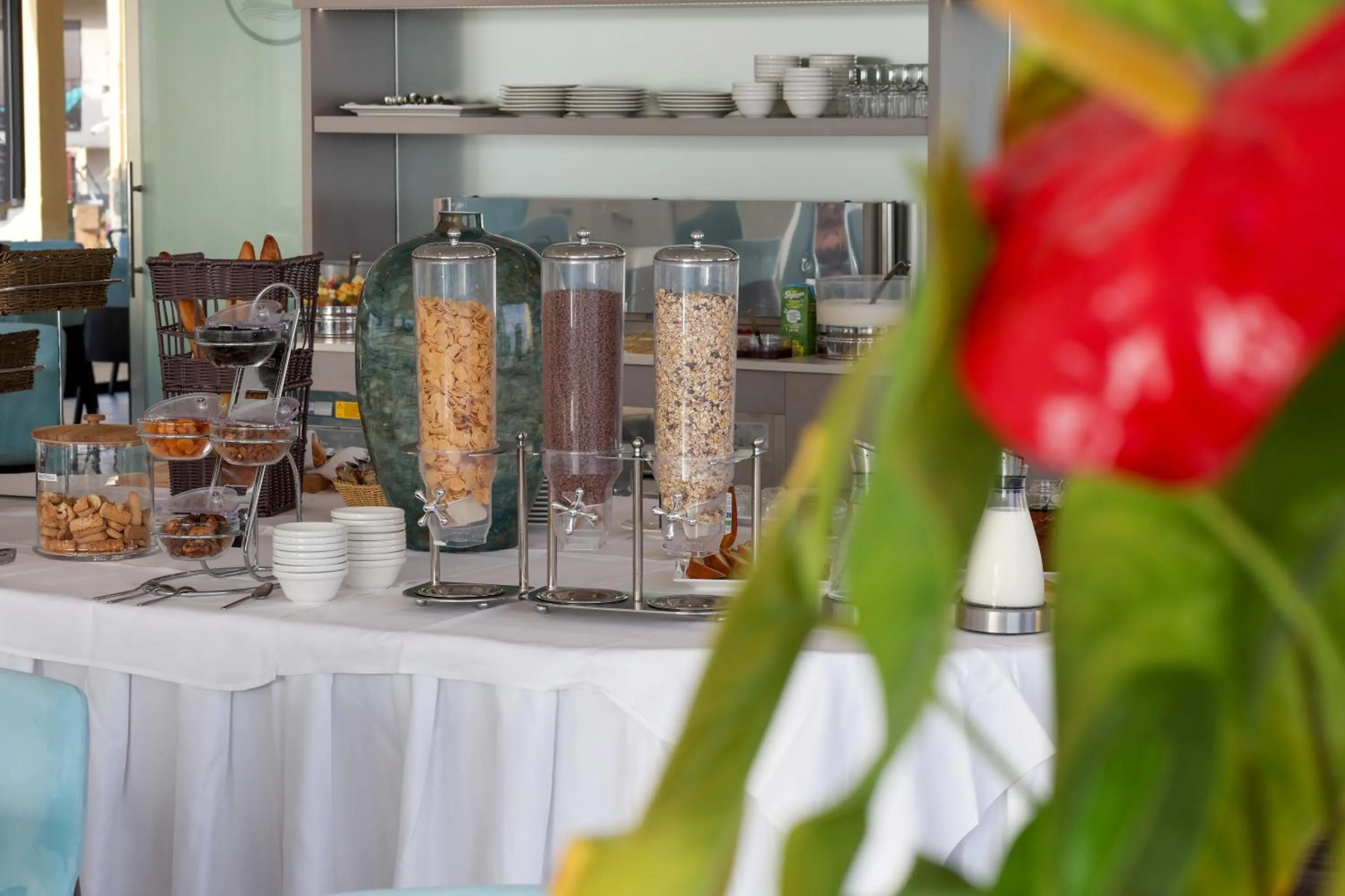 Buffet breakfast in Hotel Saint Christophe