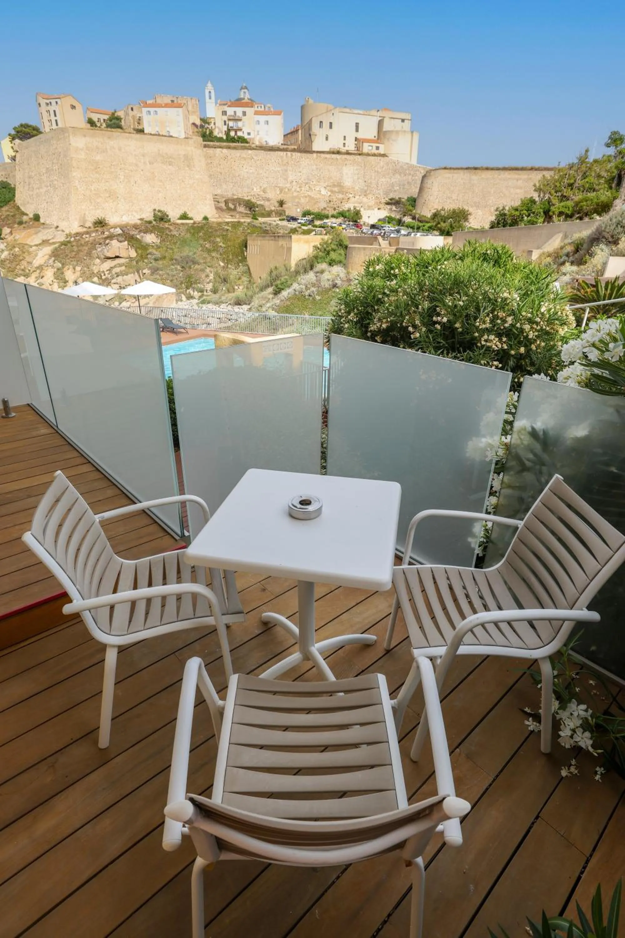 Balcony/Terrace in Hotel Saint Christophe