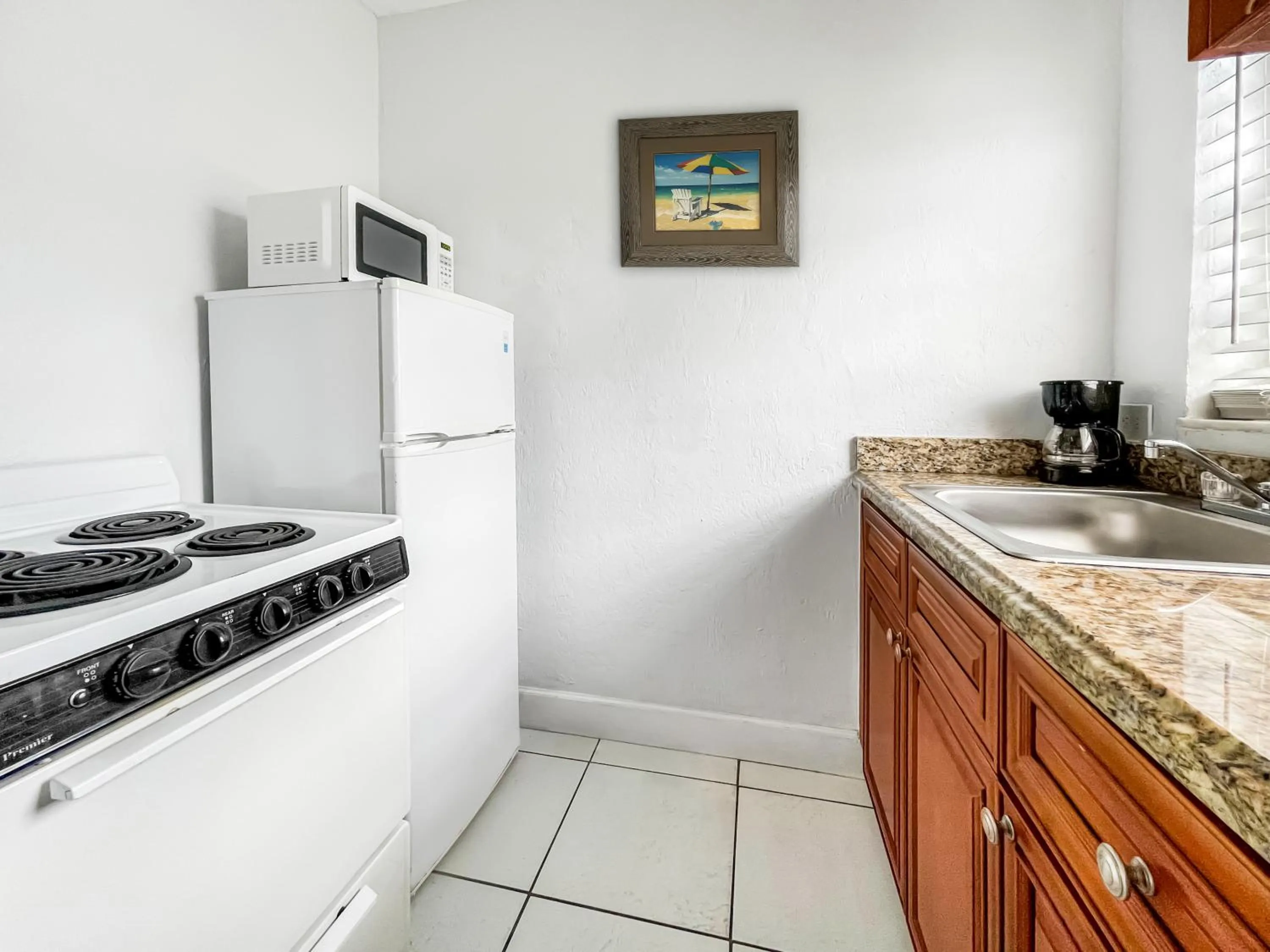 kitchen in The Blue Wave