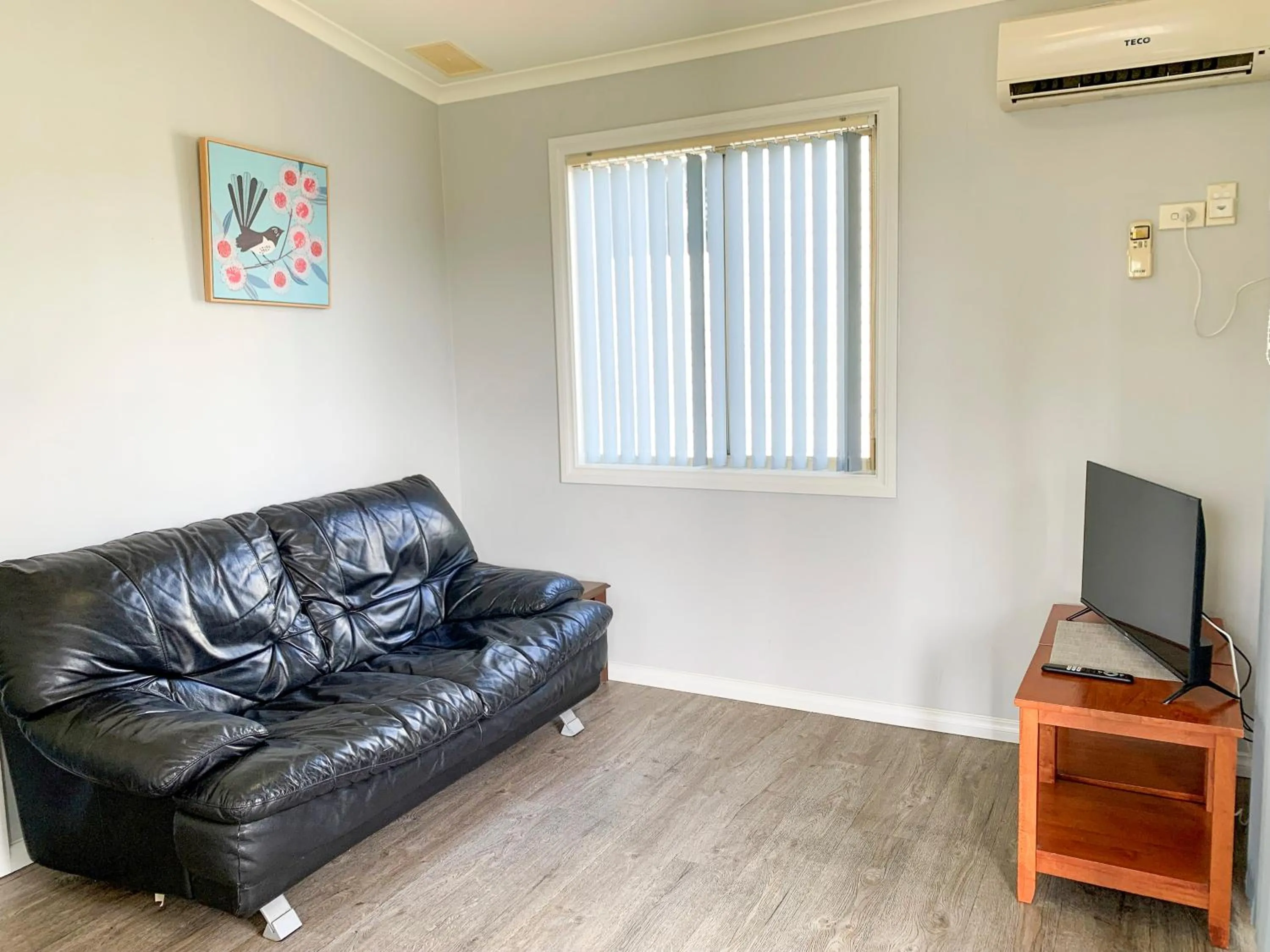 Living room in Riverview Tourist Park