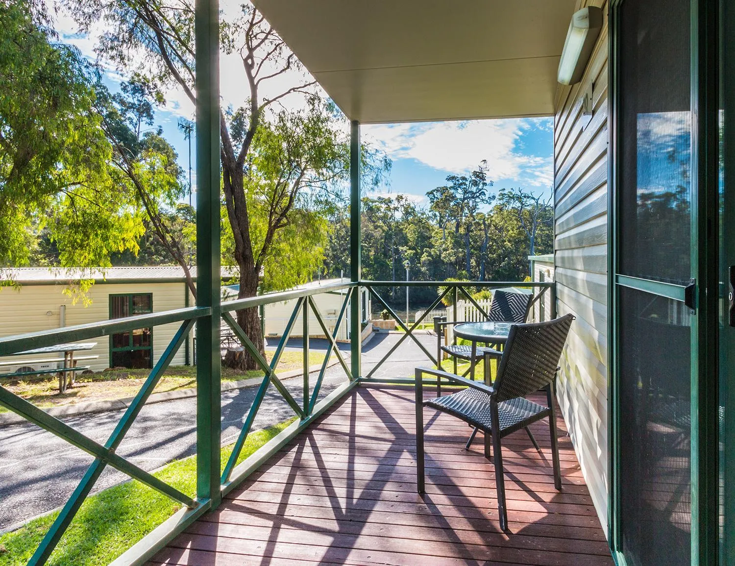 River view in Riverview Tourist Park