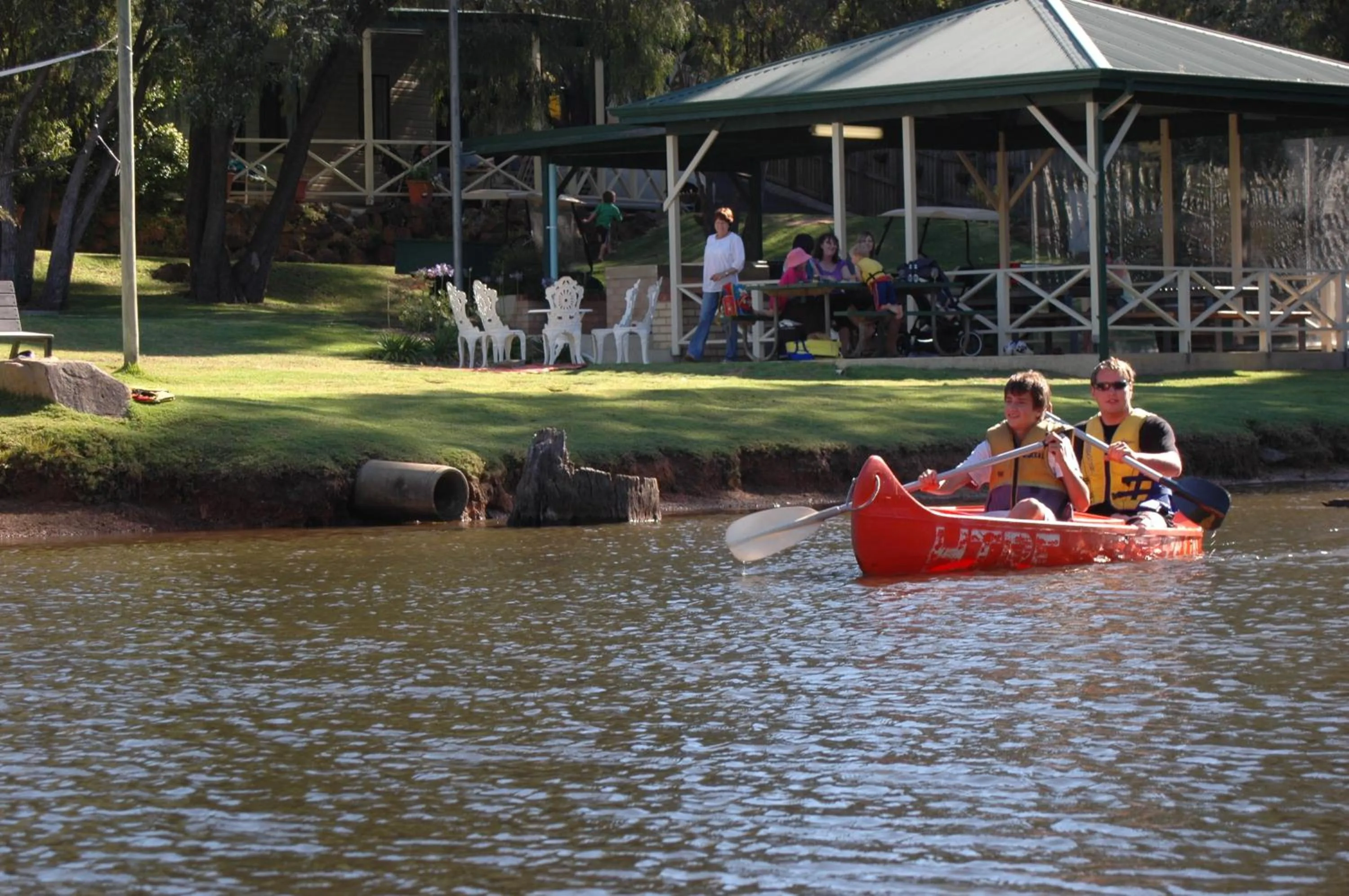 Area and facilities in Riverview Tourist Park