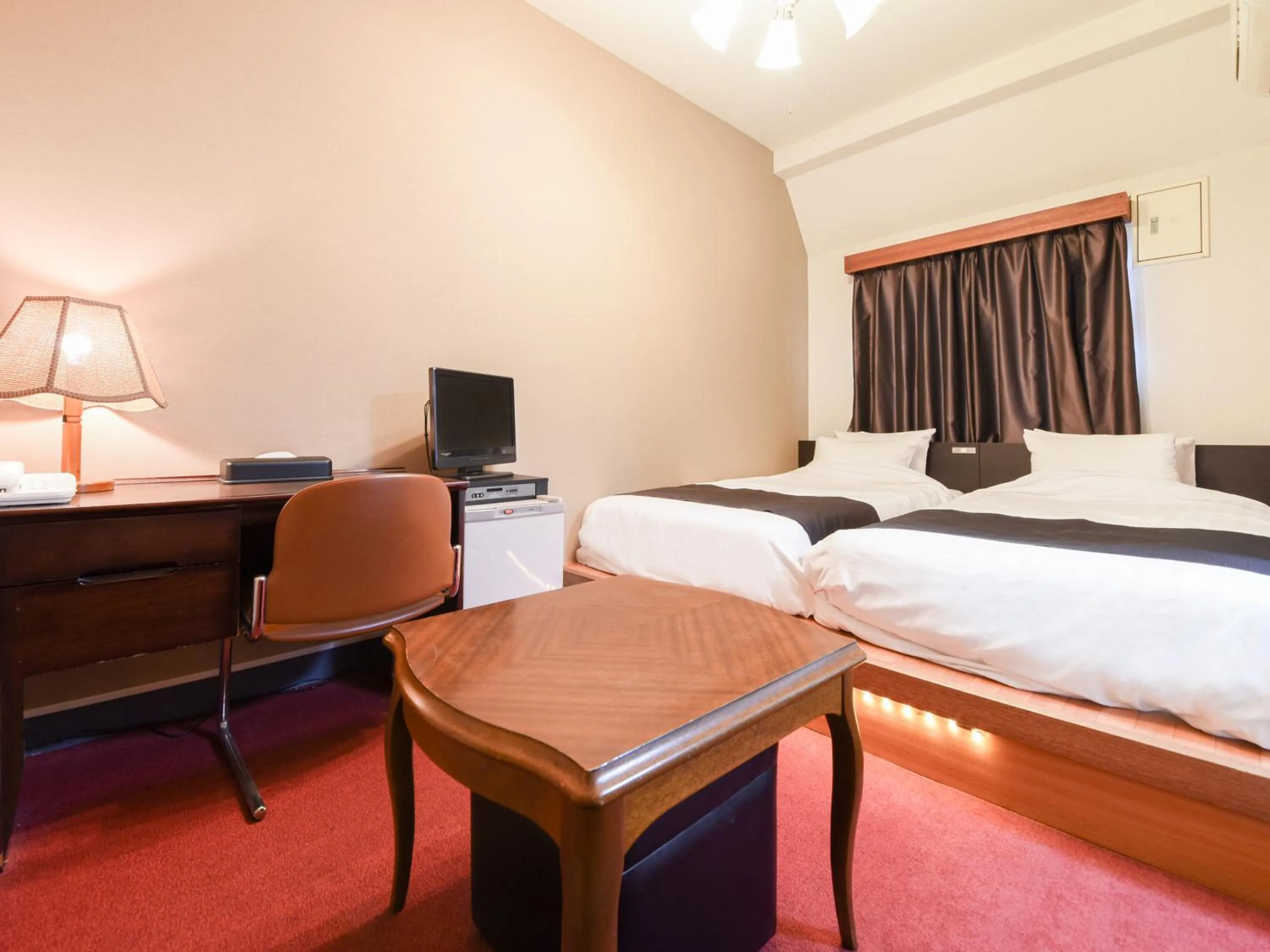 Photo of the whole room, Bed in Tanegashima Araki Hotel