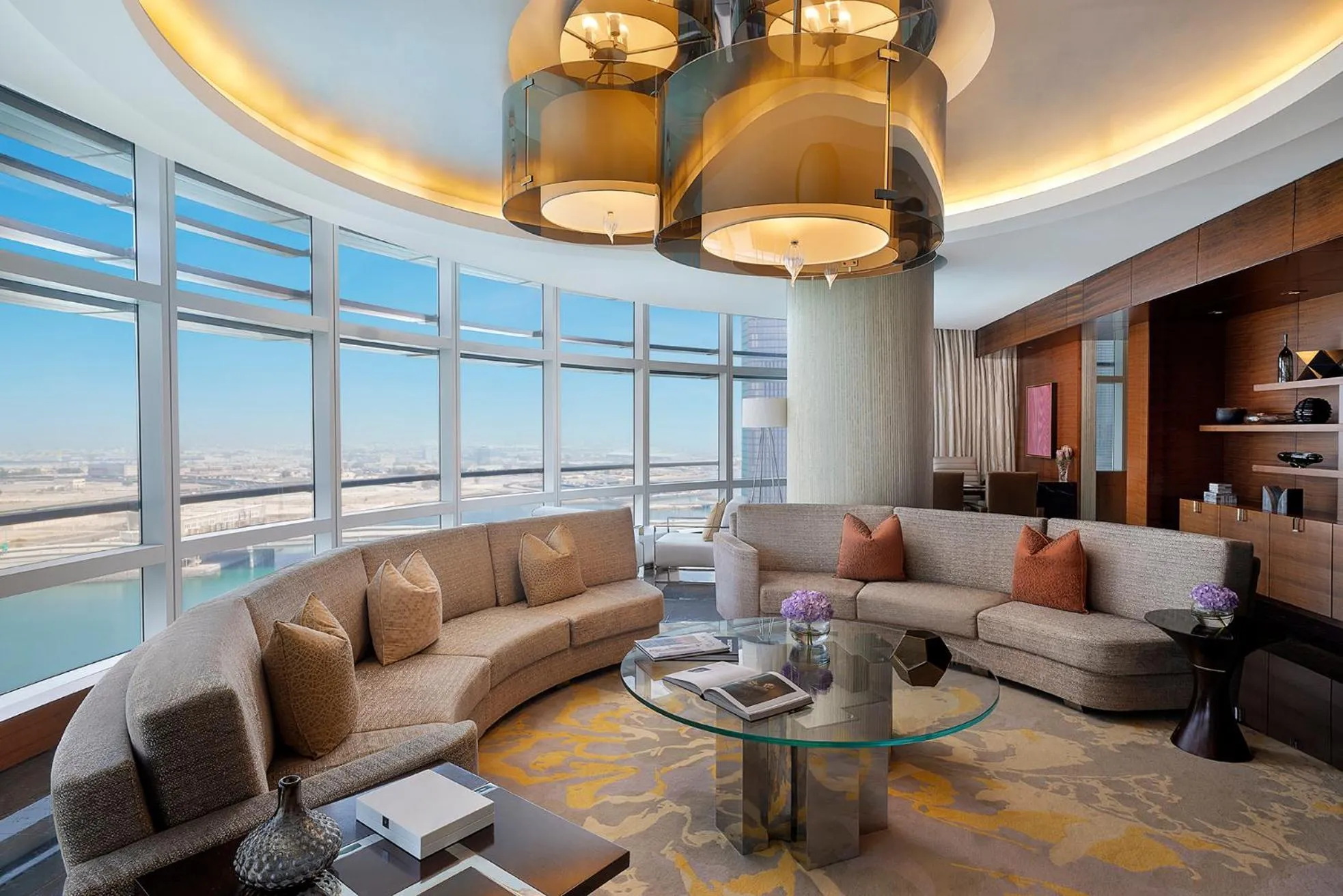 Living room in Rosewood Abu Dhabi
