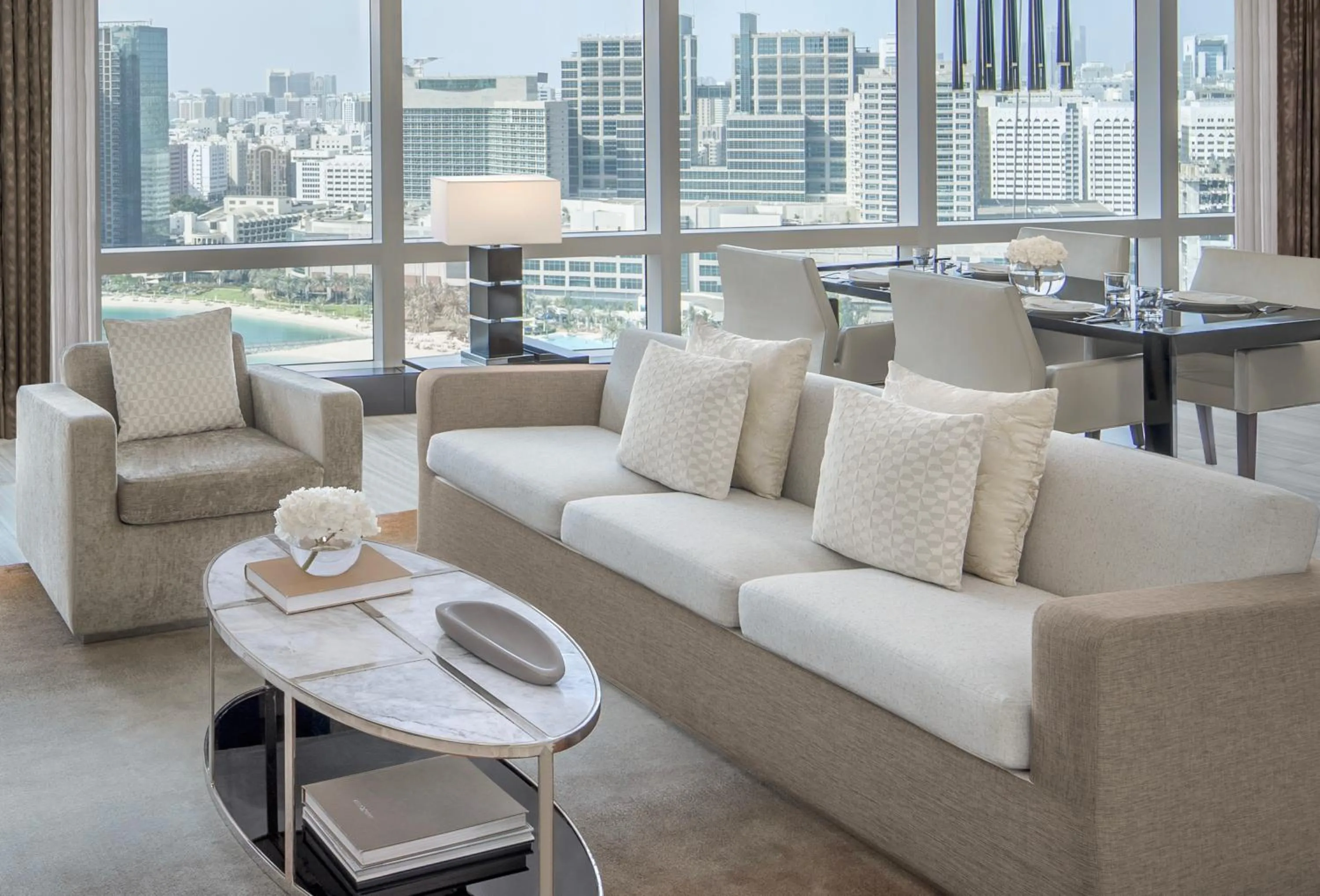 Living room in Rosewood Abu Dhabi