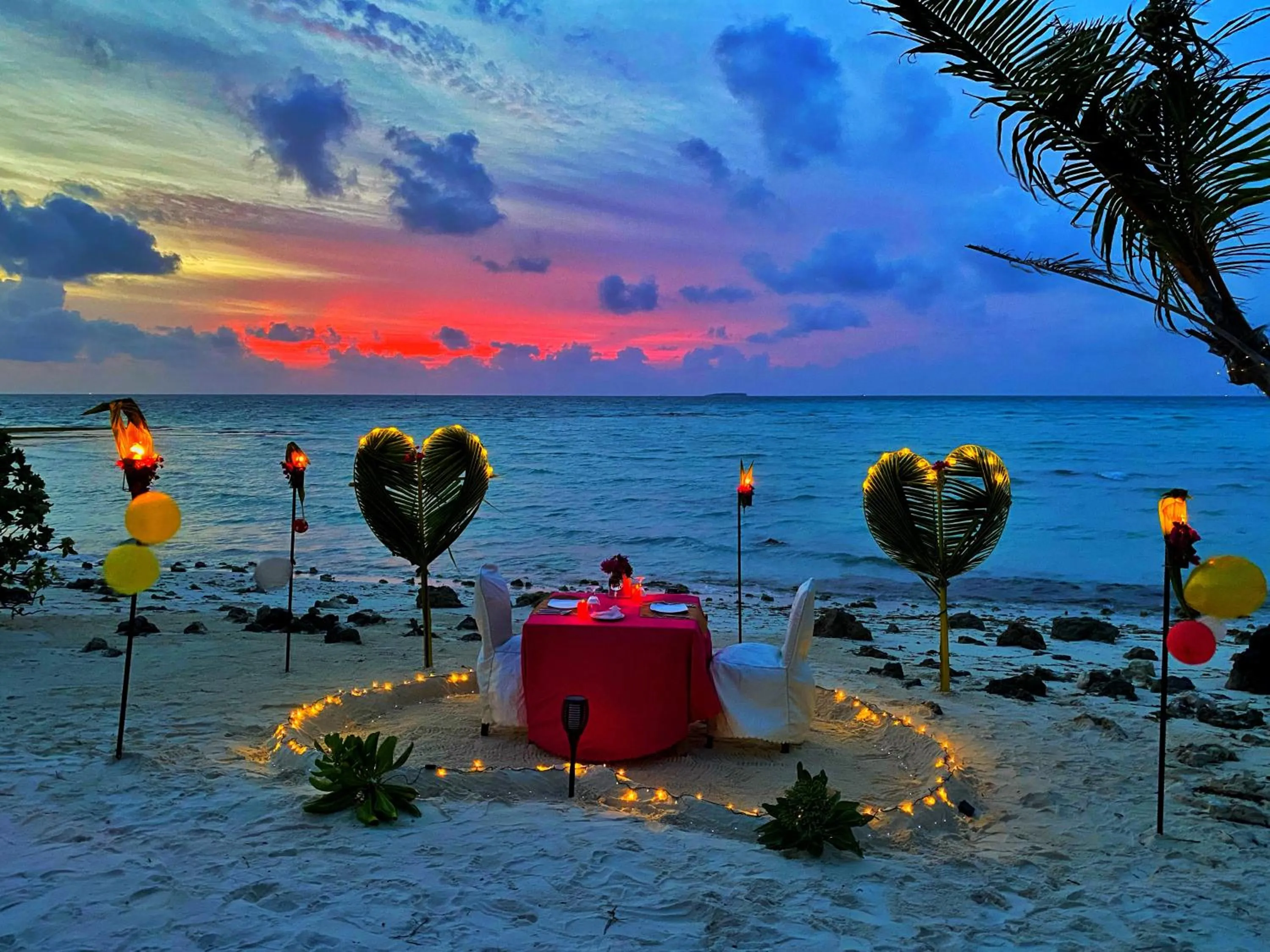Dining area in Club Kaafu Maldives