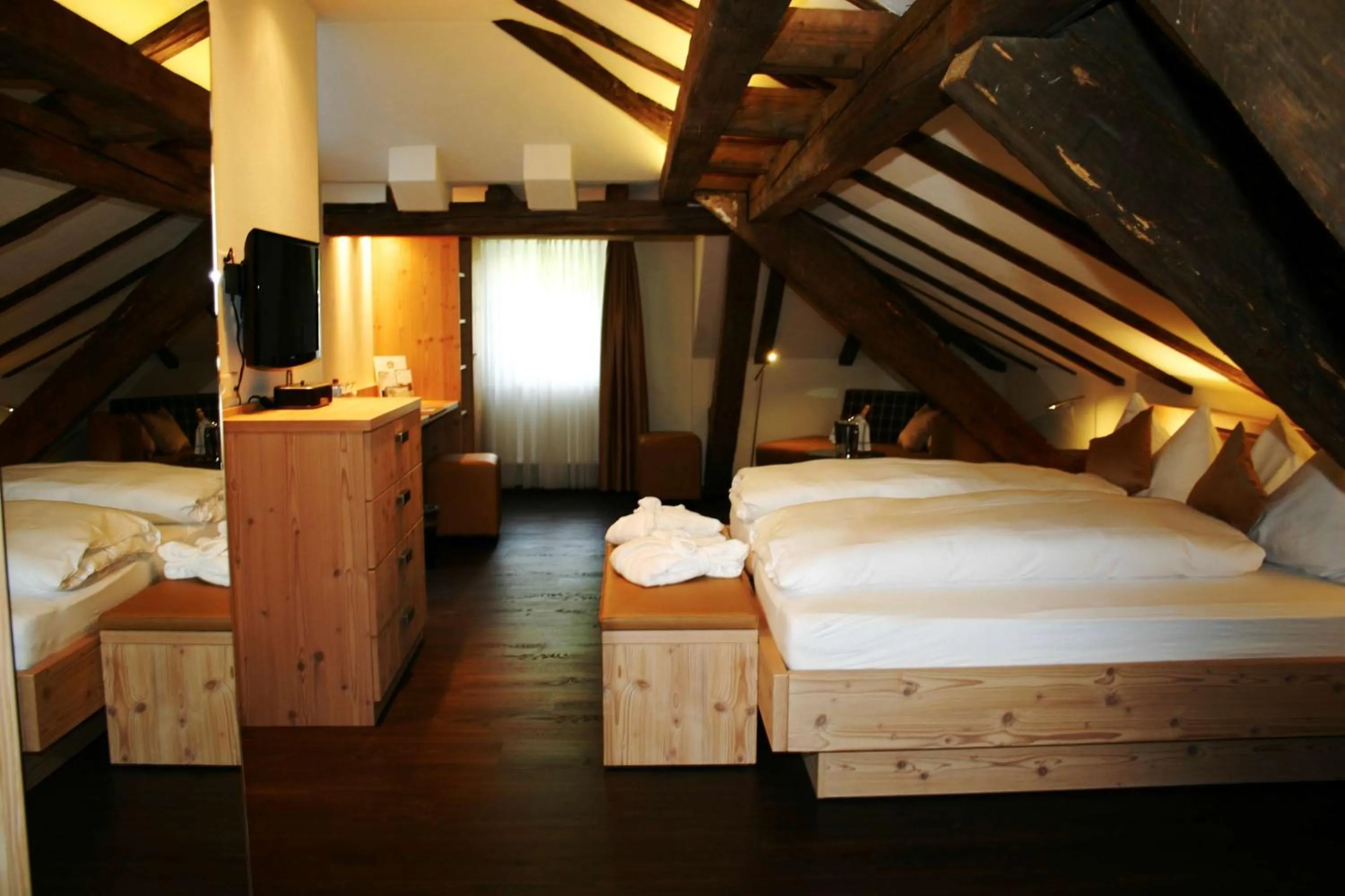 Bed in Boutique Hotel Waldegg - Self-Check-in